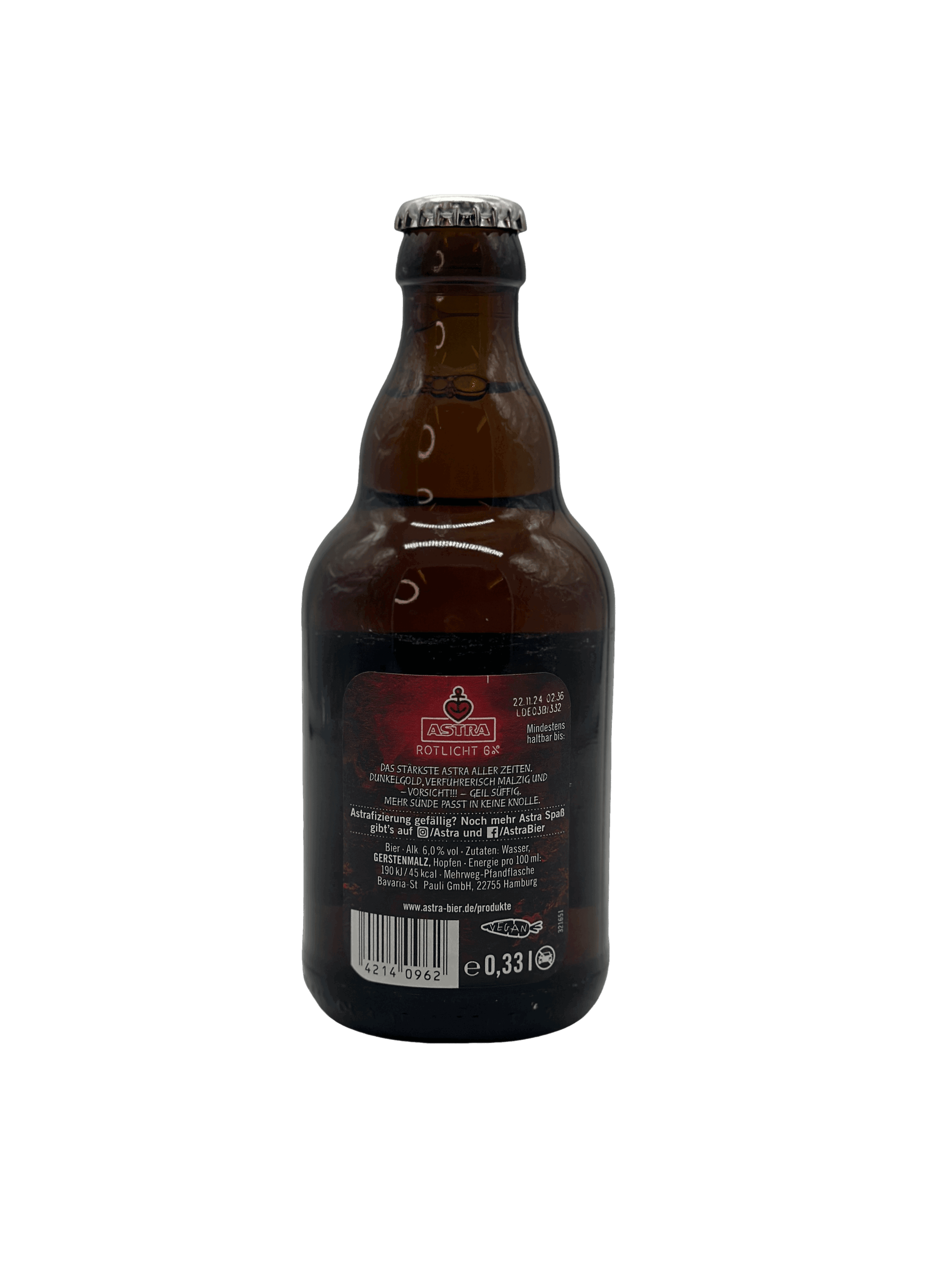 Astra Rotlicht 6% 27 x 0.33l Glas