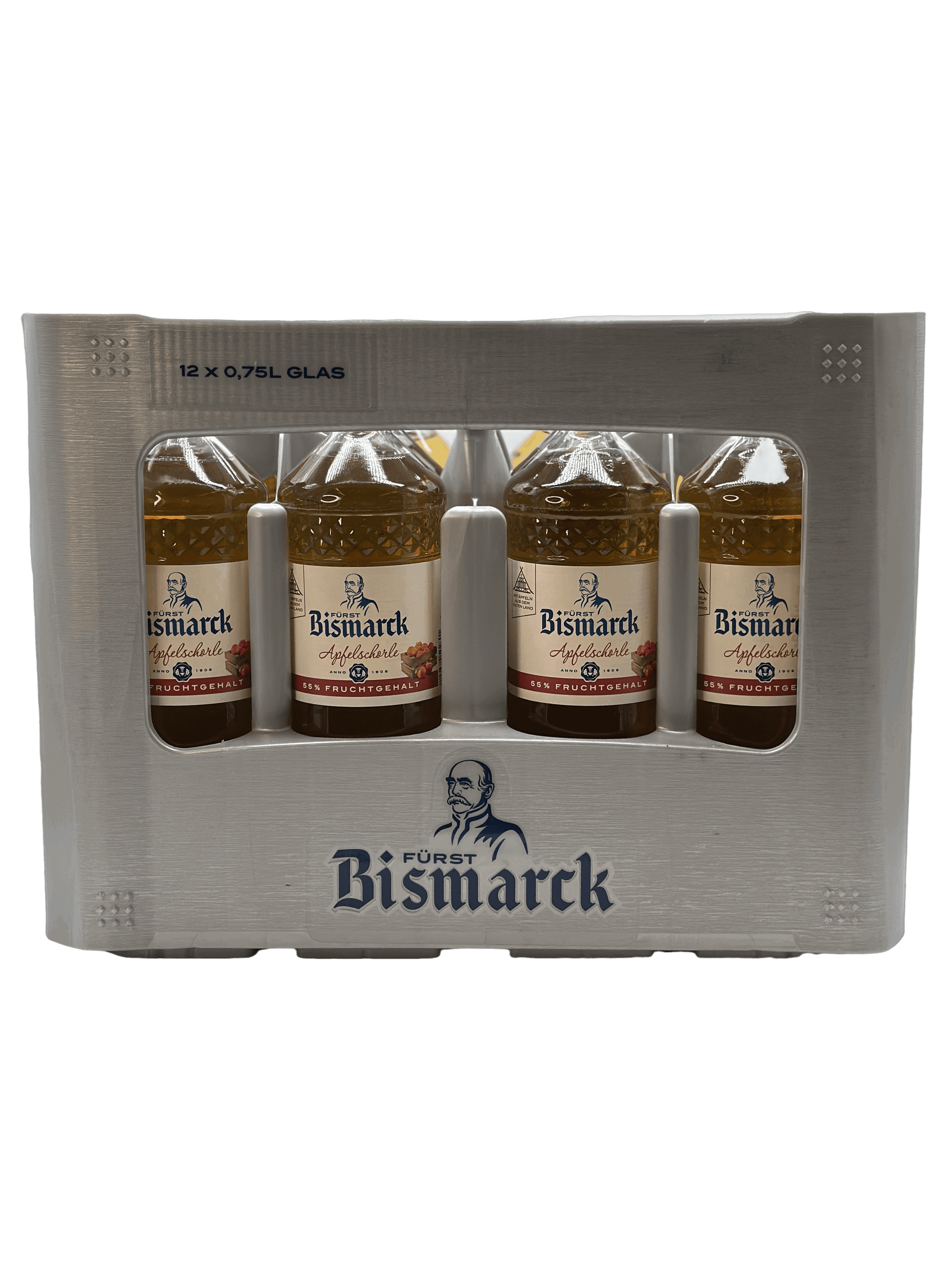 Bismarck Apfelschorle 12 x 0.75l Glas