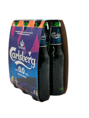 Carlsberg Lager Beer 0.0% Alk 6 x 0.33l Glas