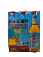 Krombacher' Fassbrause Mango Alkoholfrei 6 x 0.33l Glas