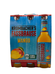 Krombacher' Fassbrause Mango Alkoholfrei 6 x 0.33l Glas