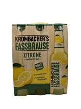 Krombacher's Fassbrause Zitrone Alkoholfrei 6 x 0.33l Glas