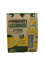 Krombacher's Fassbrause Zitrone Alkoholfrei 6 x 0.33l Glas