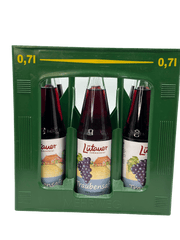 Lütauer Traubensaft 6 x 0.7l Glas