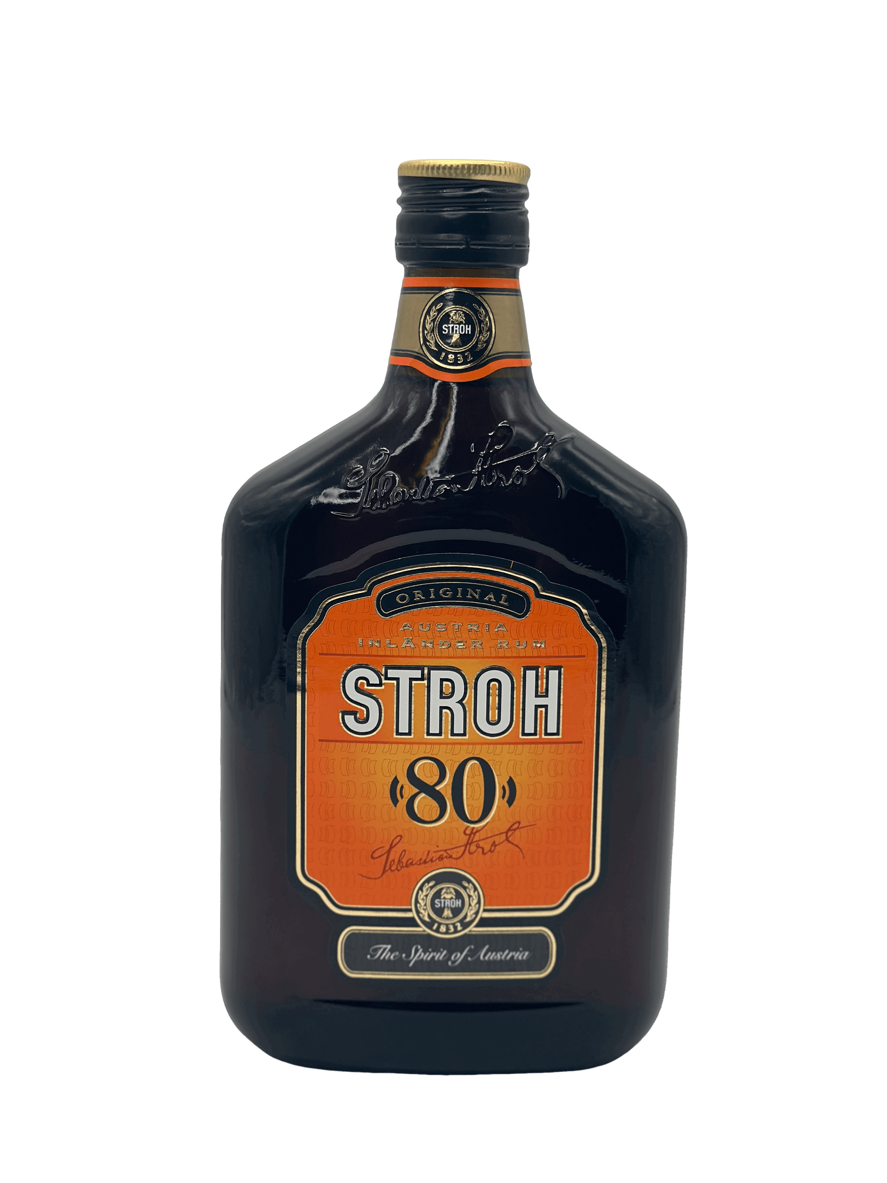 Austria Inländer Rum Stroh 80 0.5l Glas