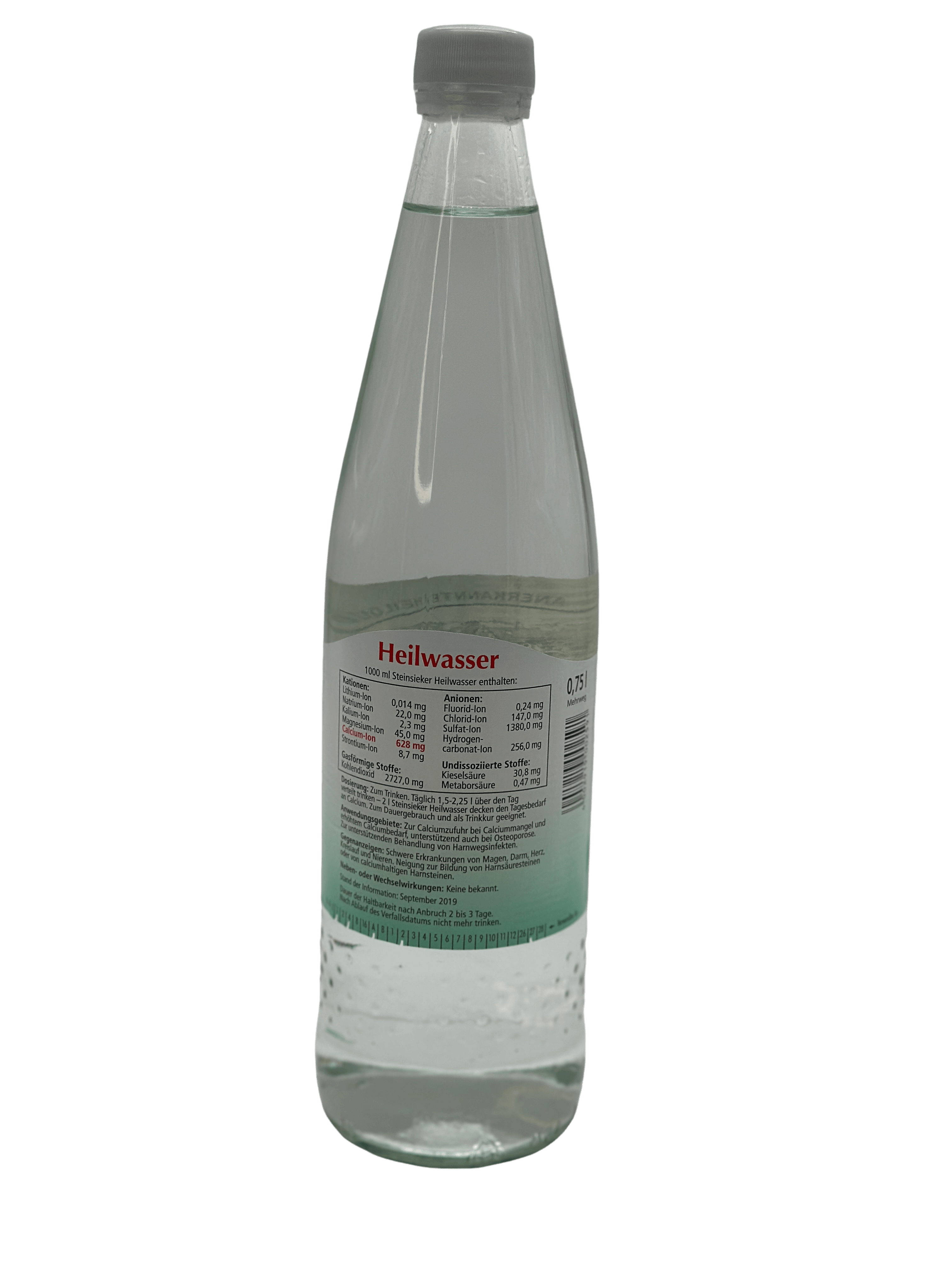 Steinsieker Heilwasser 12 x 0.75l Glas