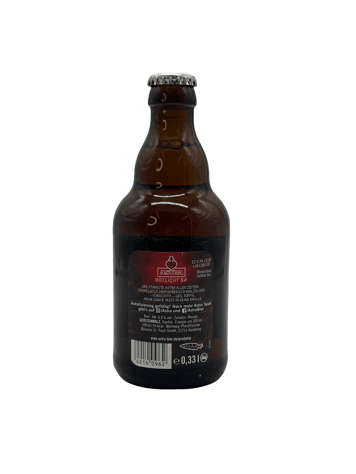 Astra Rotlicht 6% 27 x 0.33l Glas