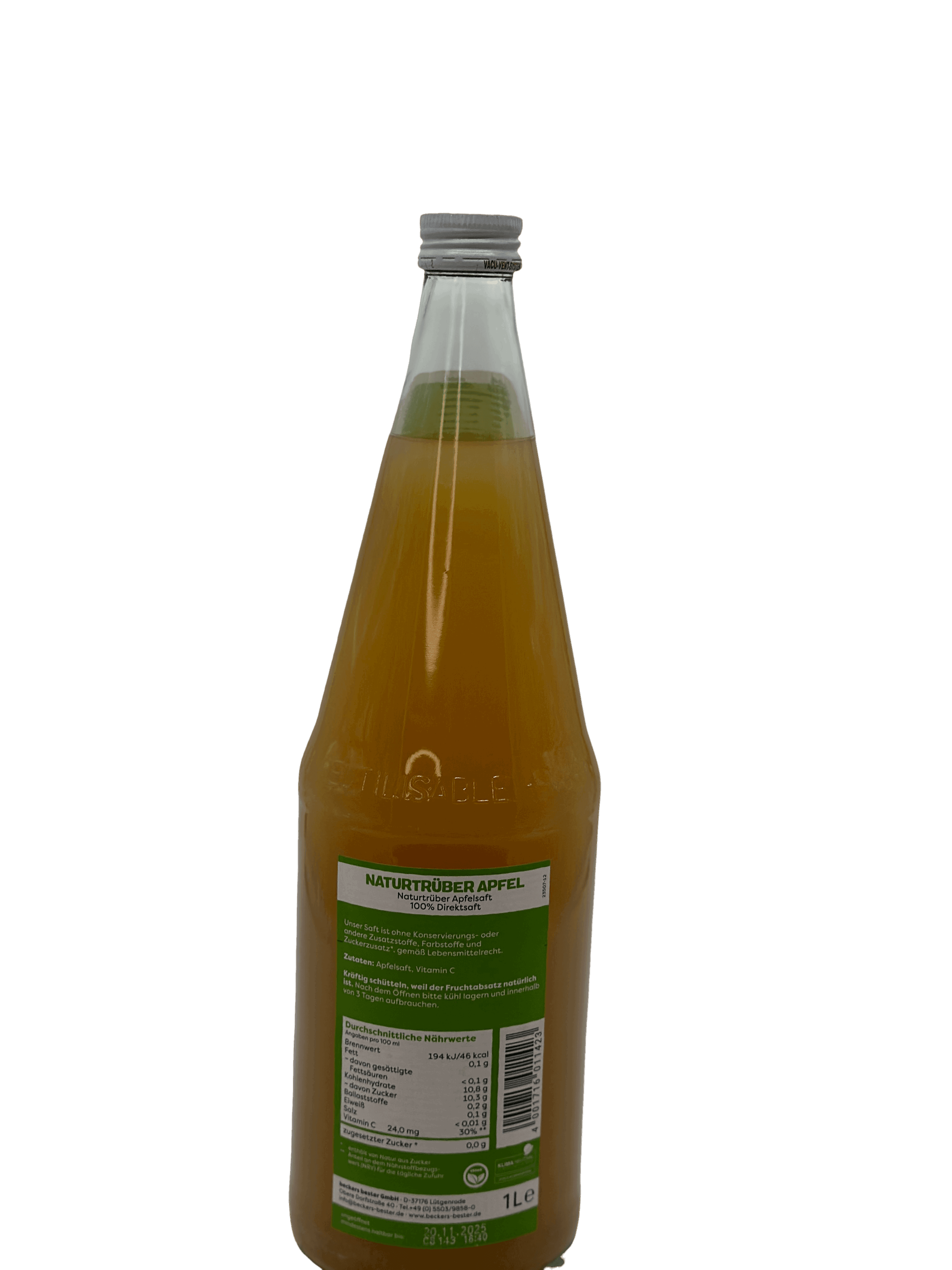 becker's bester Apfelsat 6 x 1l Glas