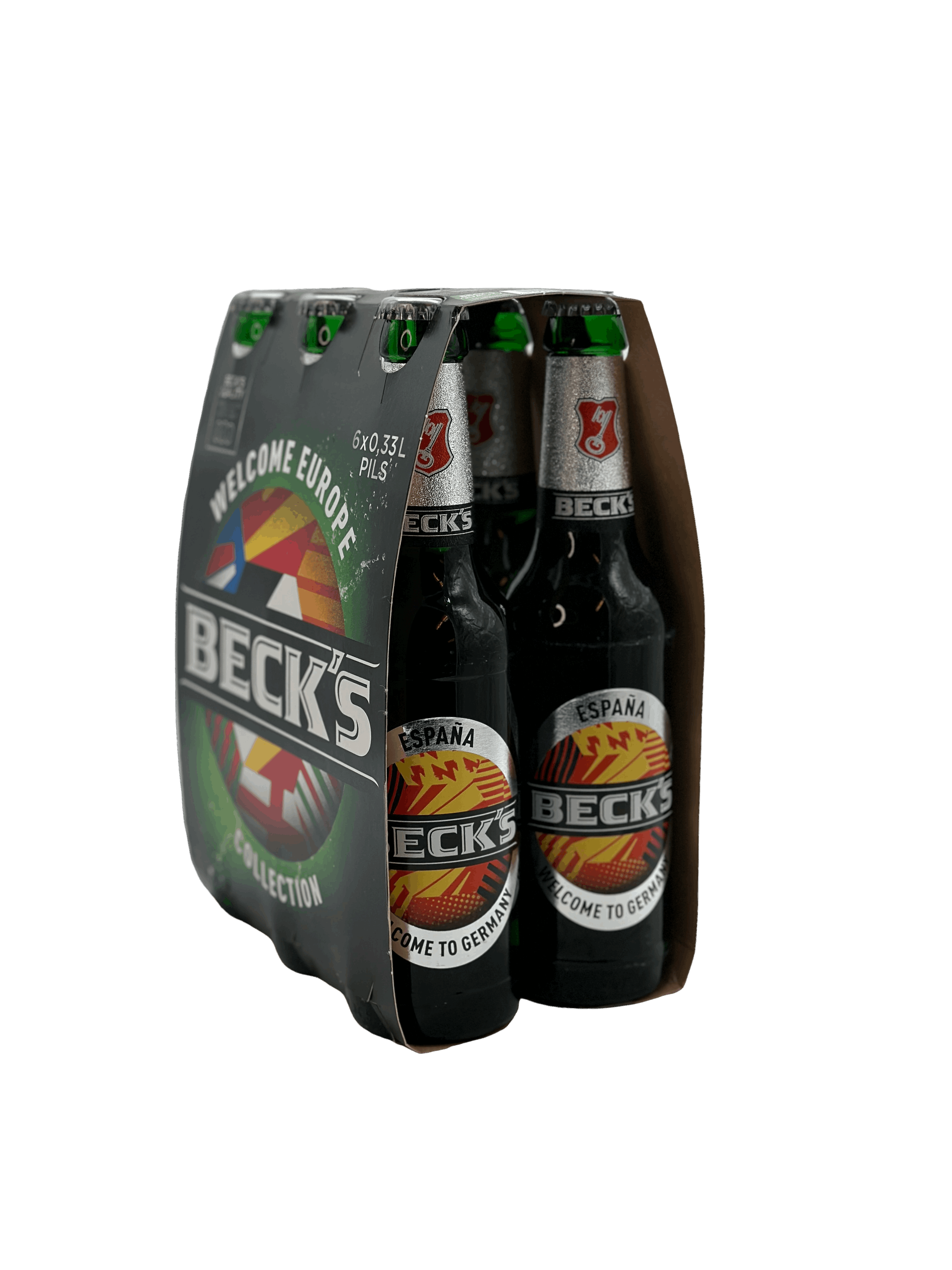 Beck's Welcome to Germany Espana 6 x 0.33l Glas