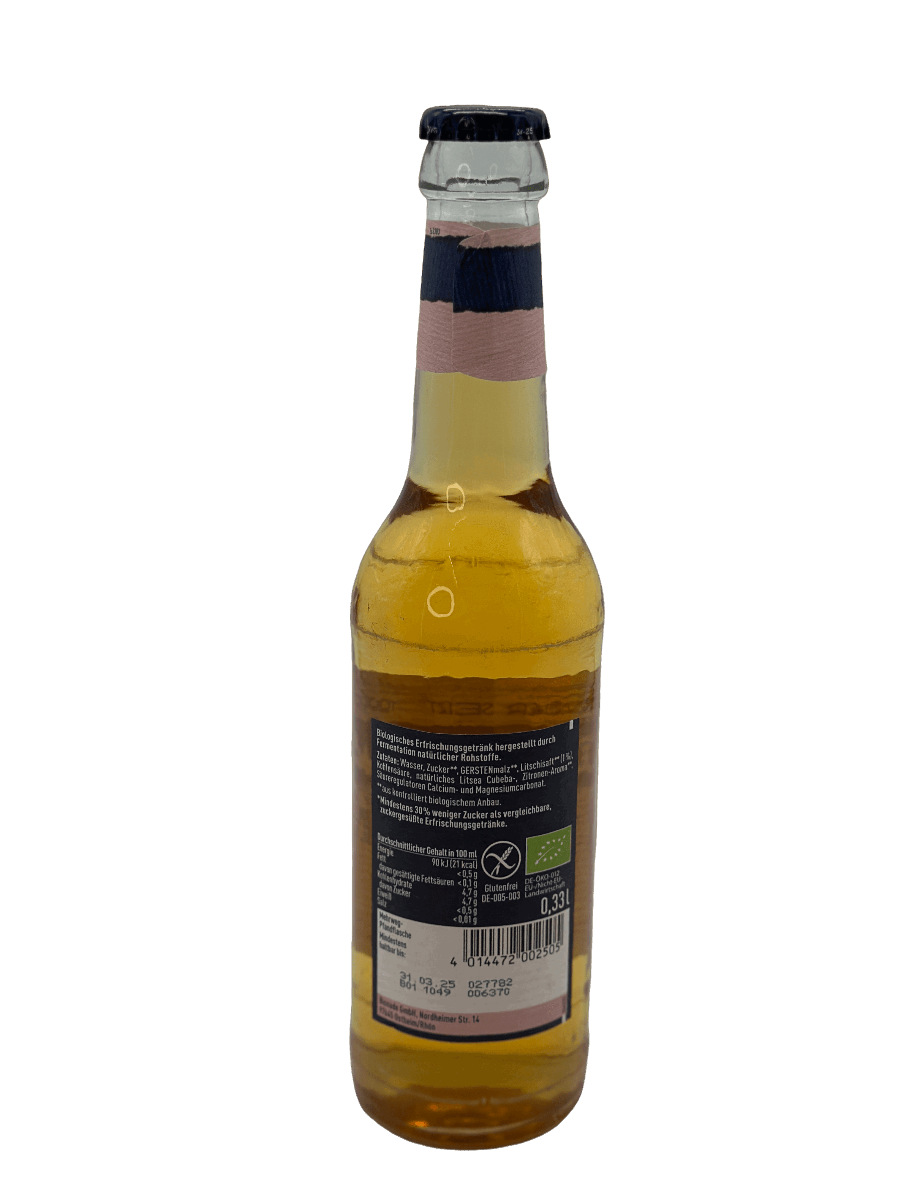 Bionade Litschi 12 x 0.33l Glas