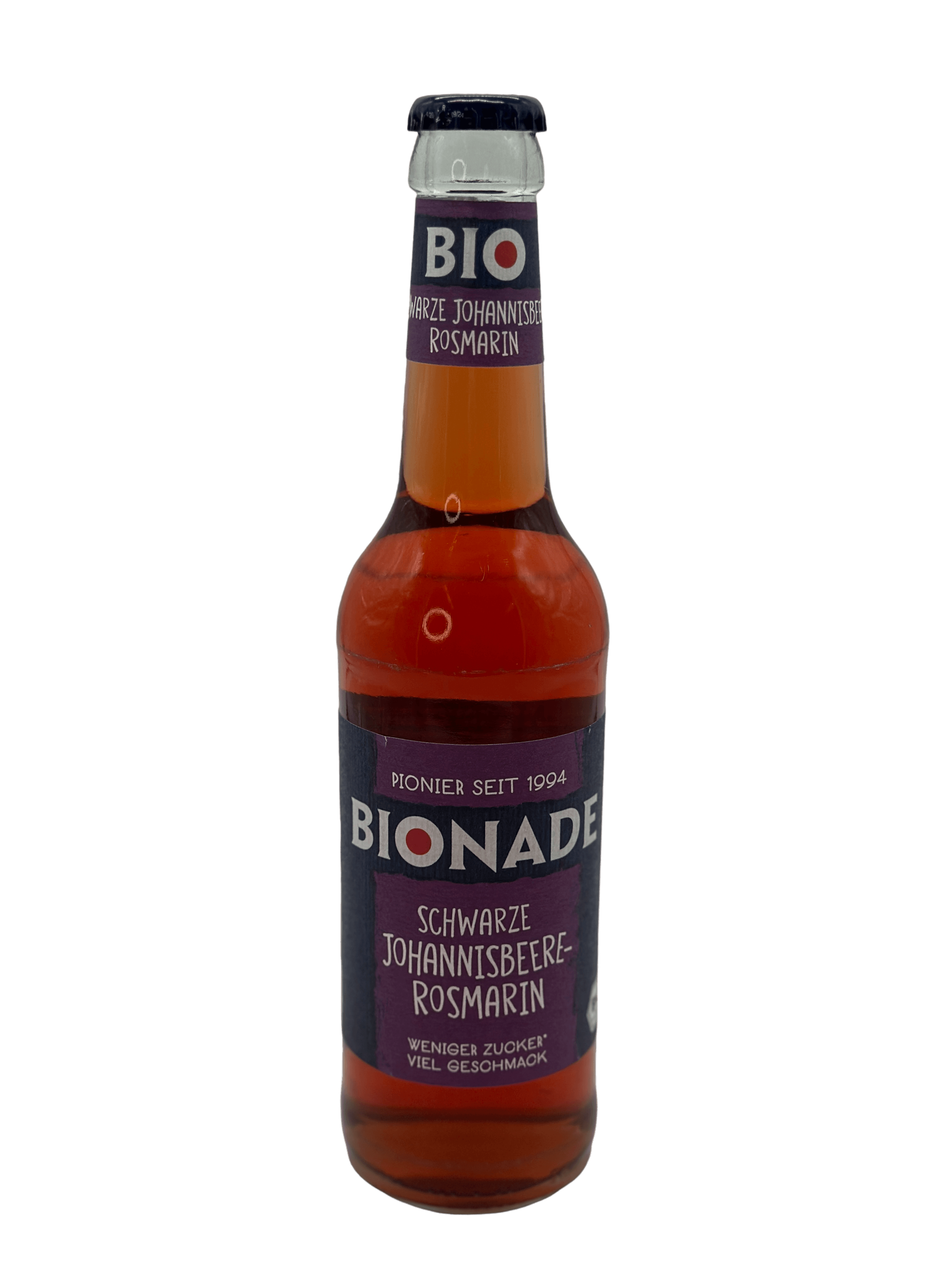 Bionade Schwarze Johannisbeere-Rosmarin 12 x 0.33l Glas