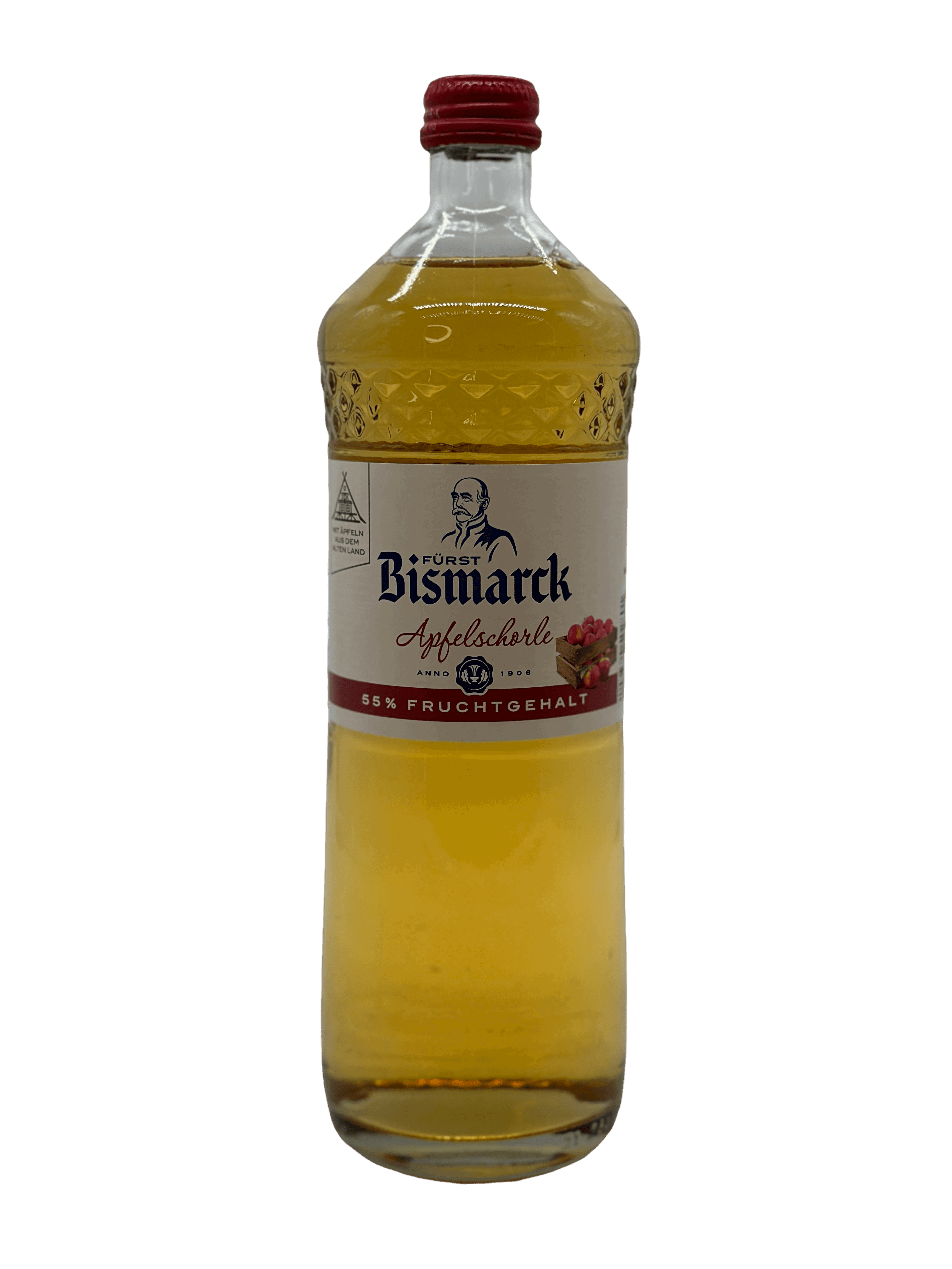 Bismarck Apfelschorle 12 x 0.75l Glas