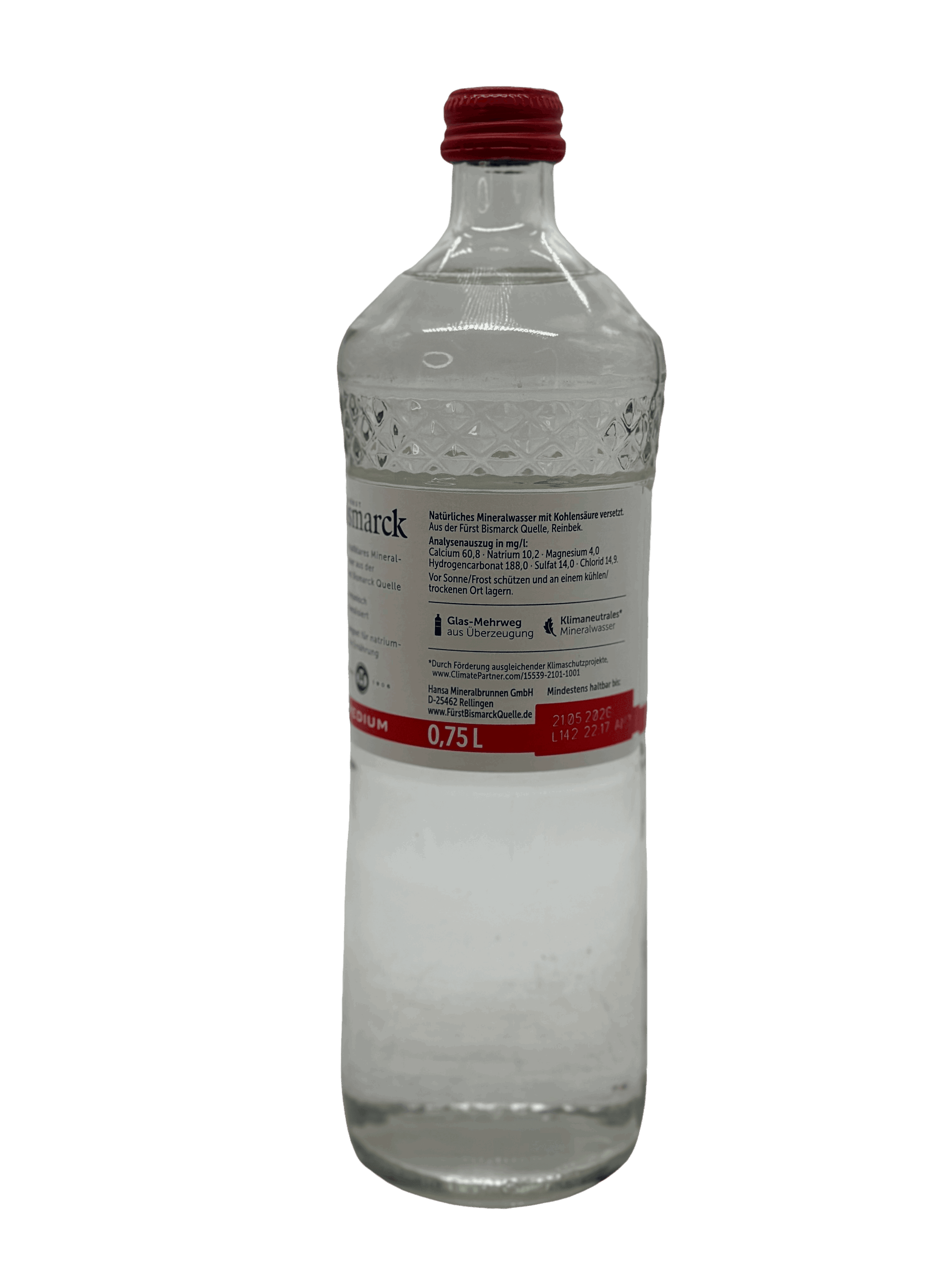 Bismarck Medium 12 x 0.75l Glas