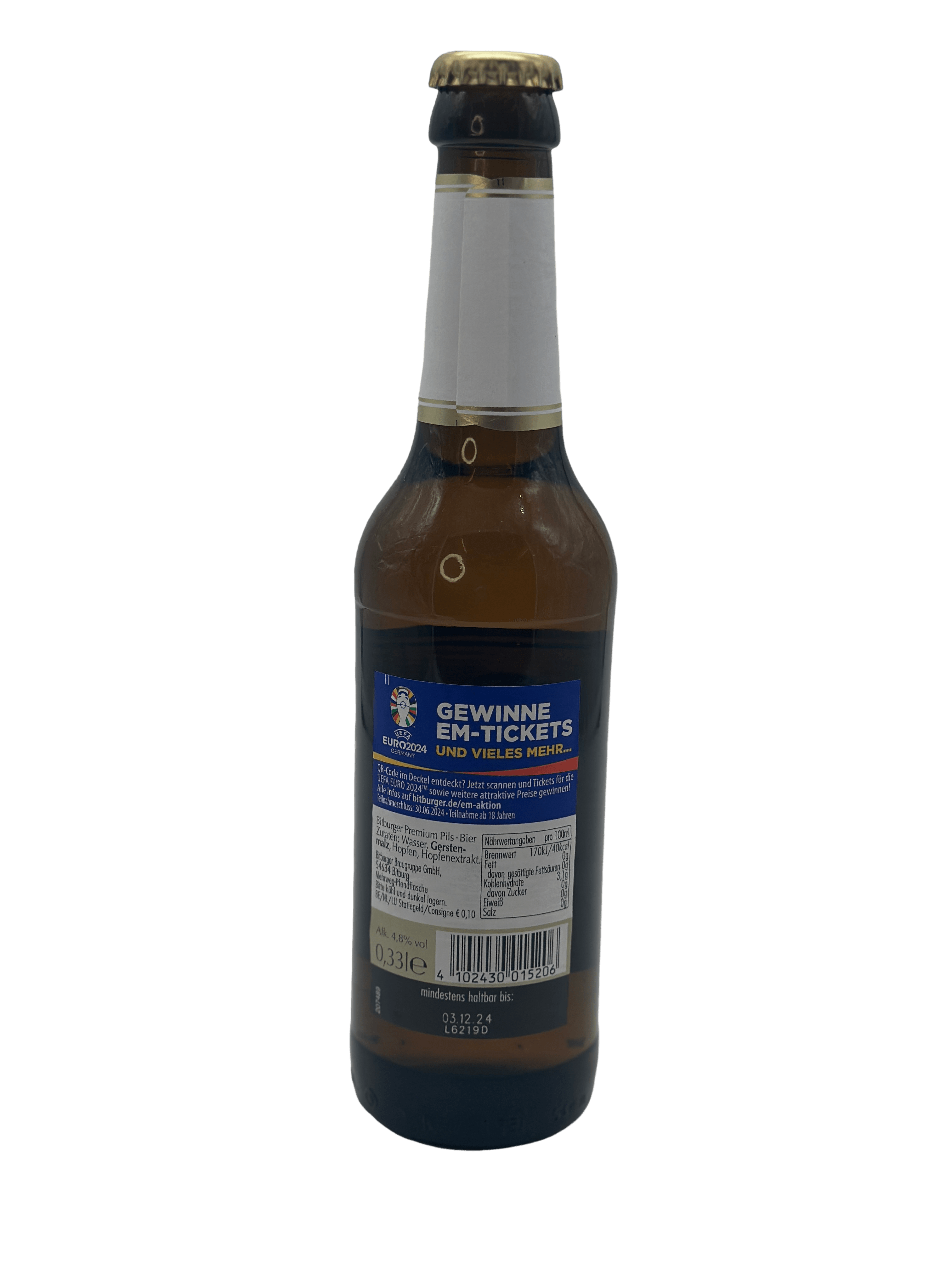 Bitburger Premium Pils 20 x 0.33l Glas