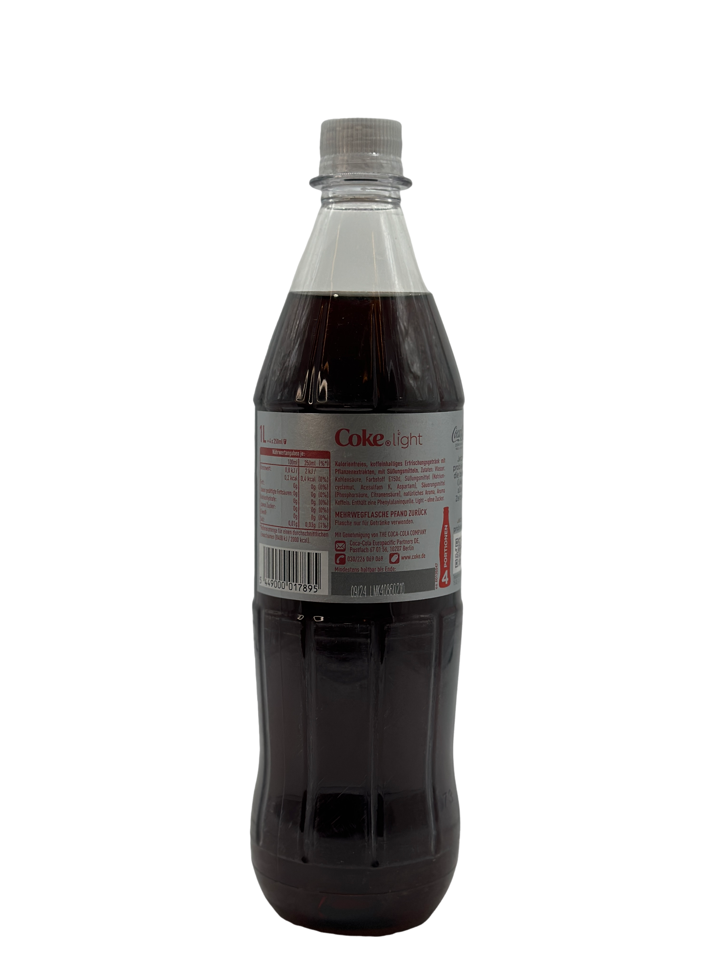 Coca Cola Light 12 x 1.0l PET