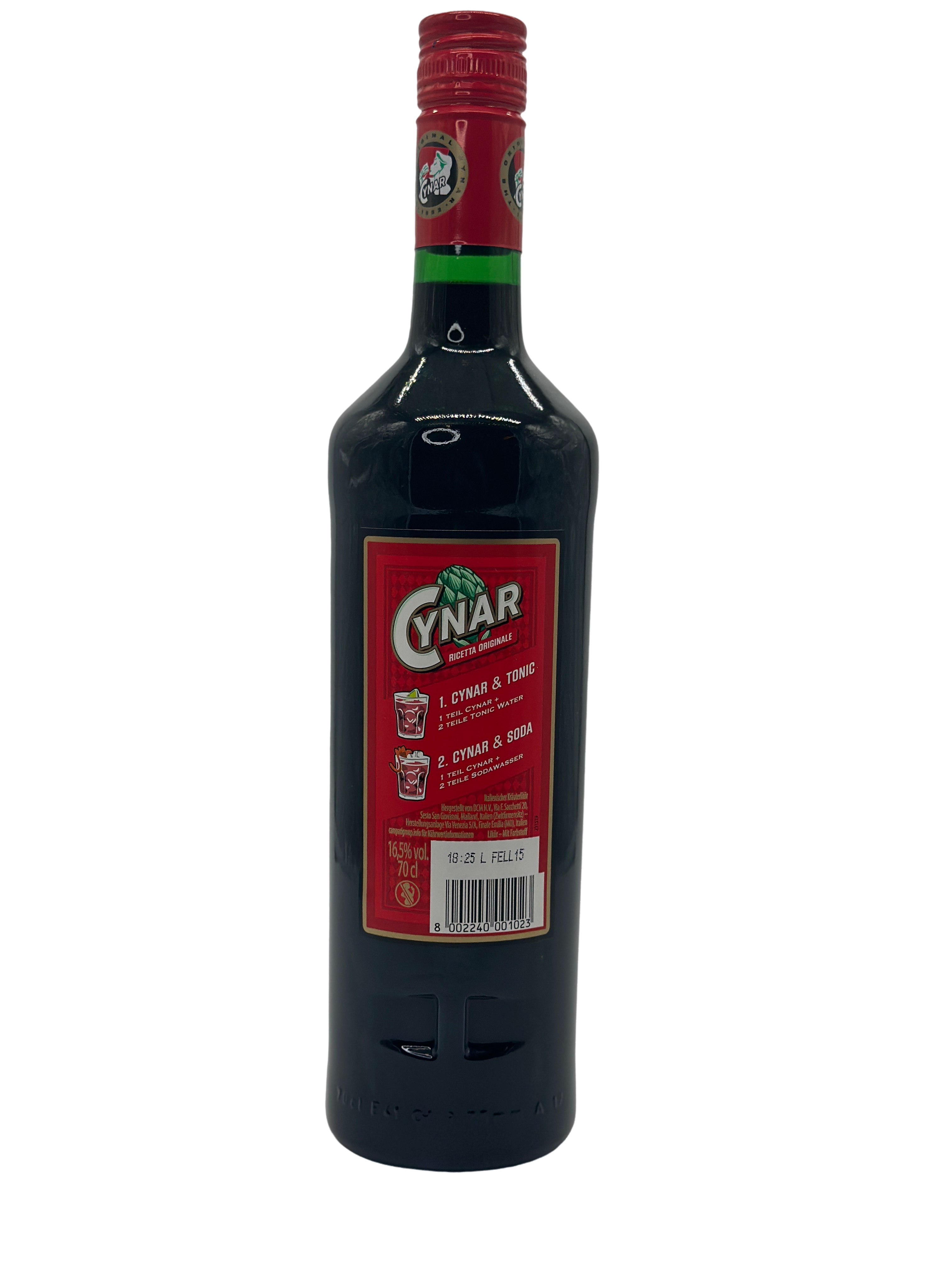 Cynar Ricetta Originale 0.7l Glas