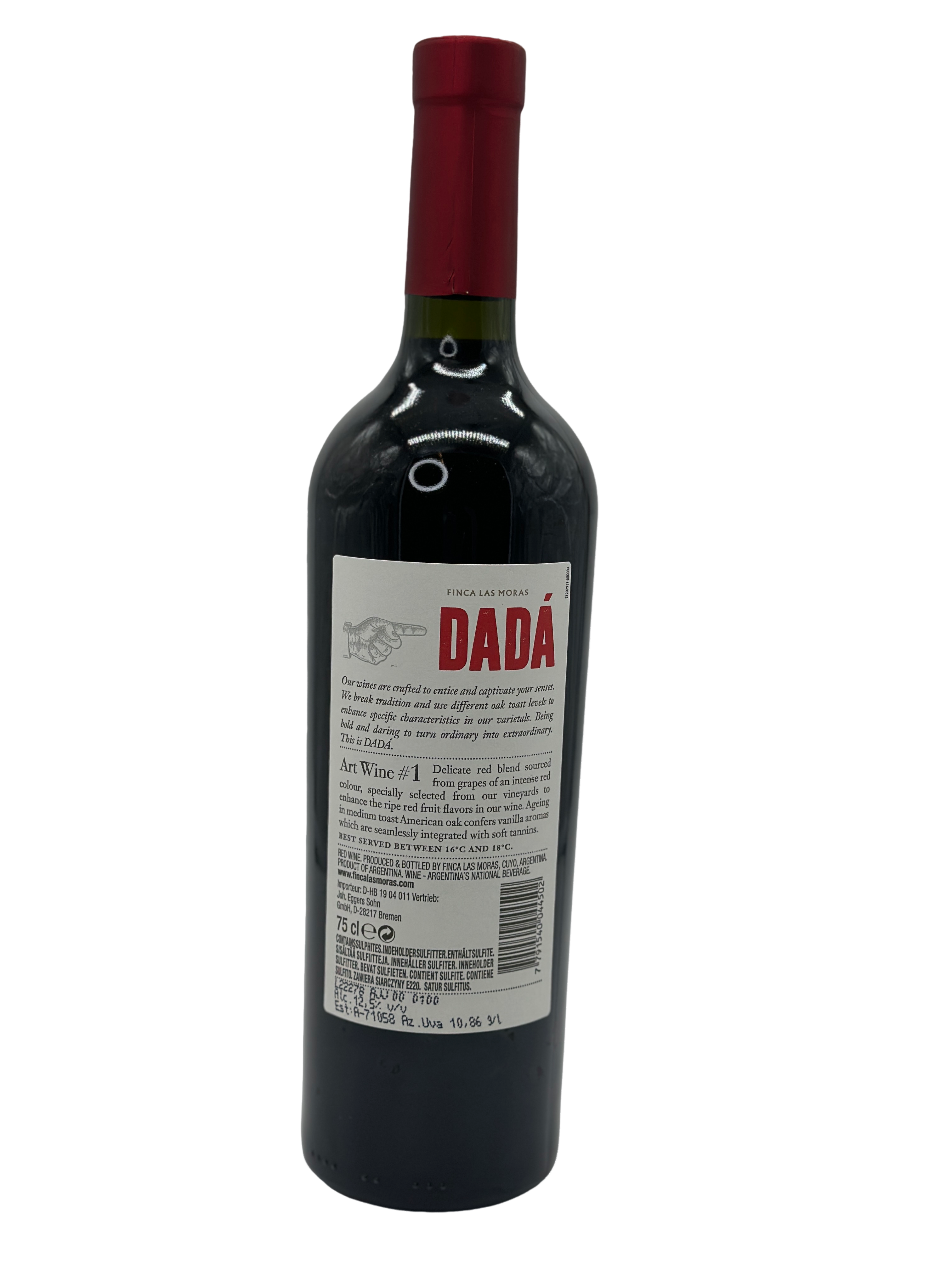 Dadá Art Wine 0.75l Glas