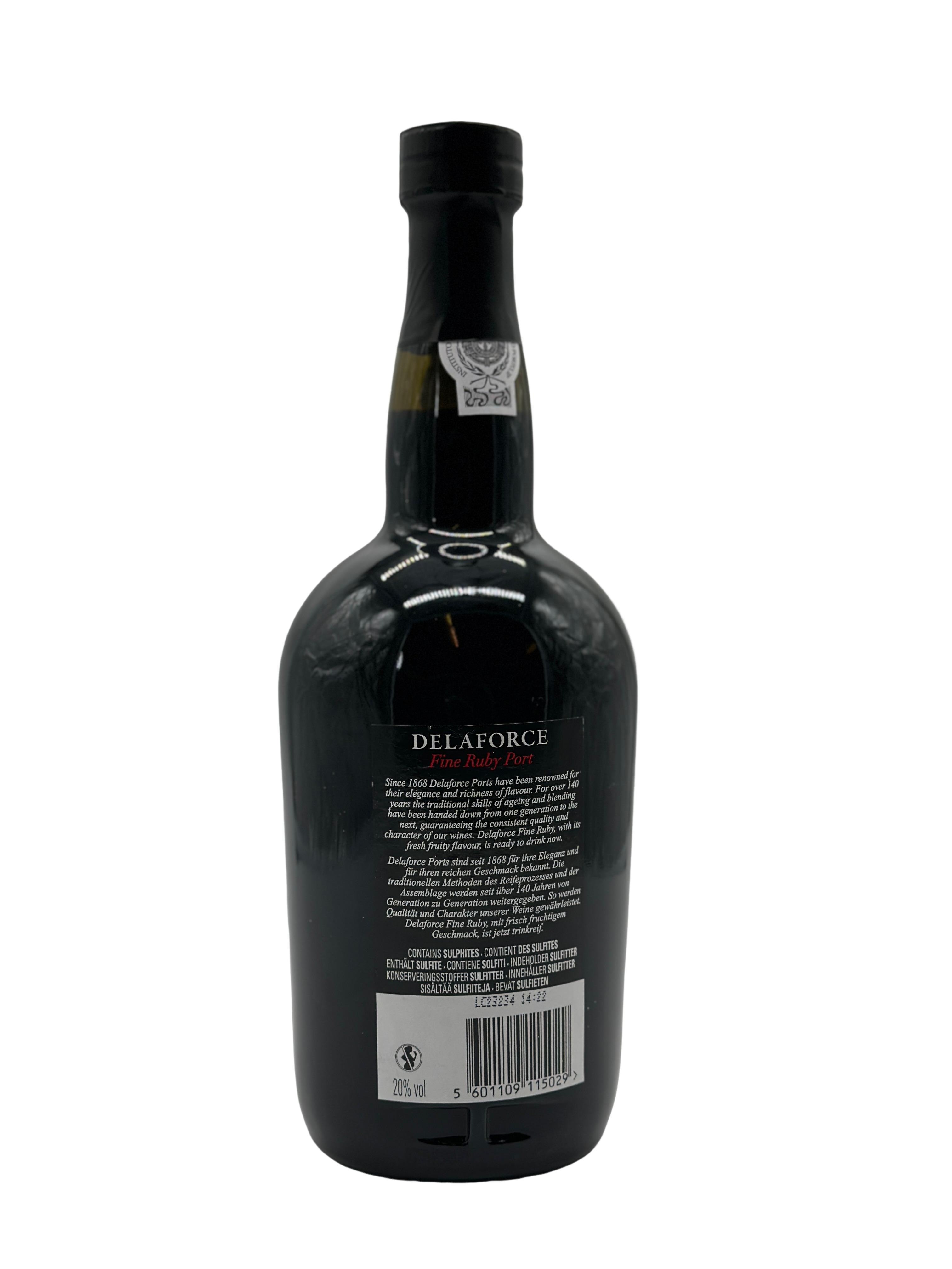 Delaforce Fine Ruby Port 0.75l Glas