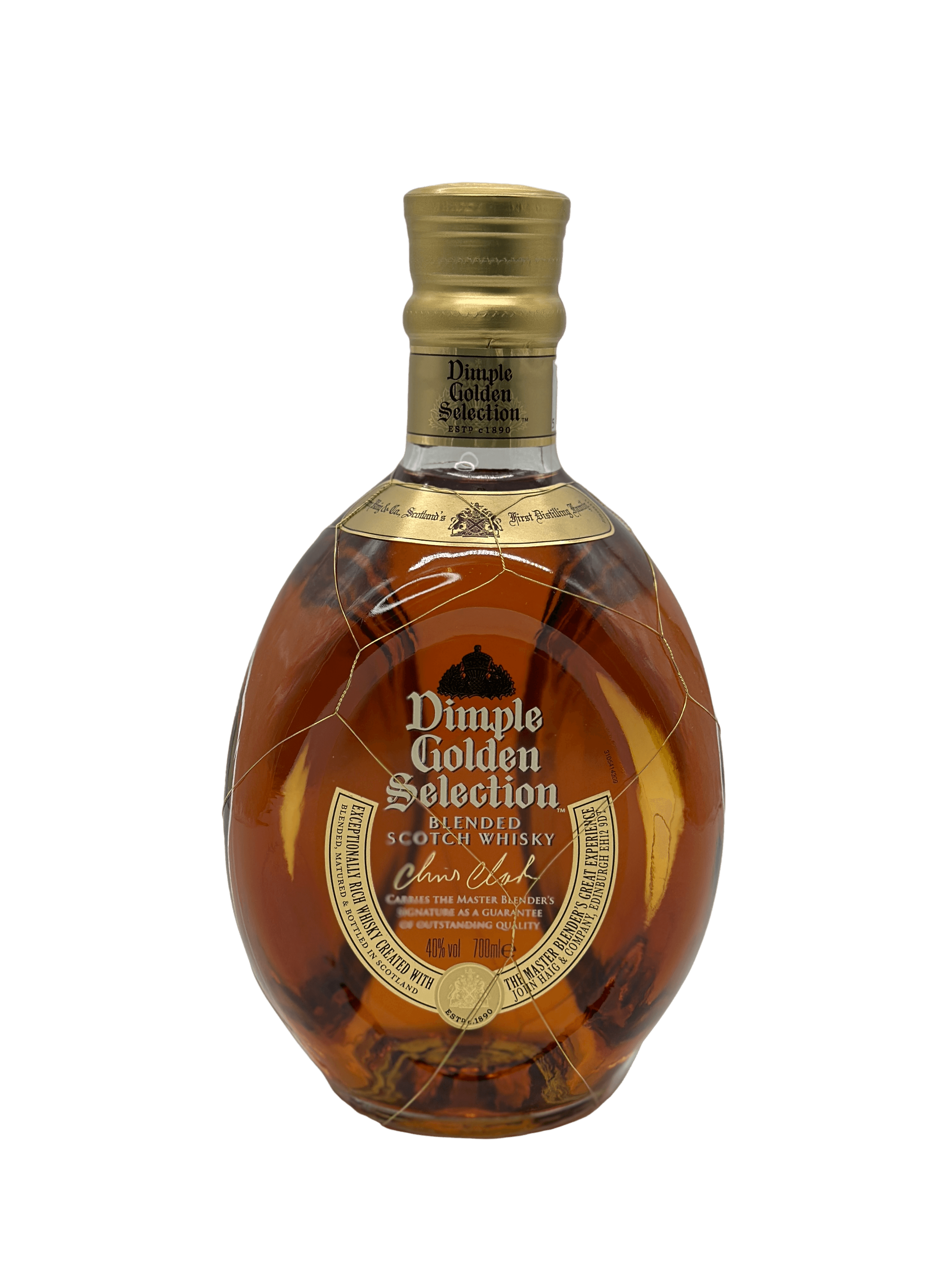 Dimple Golden Selection Blended Scotch Whisky 0.7l Glas