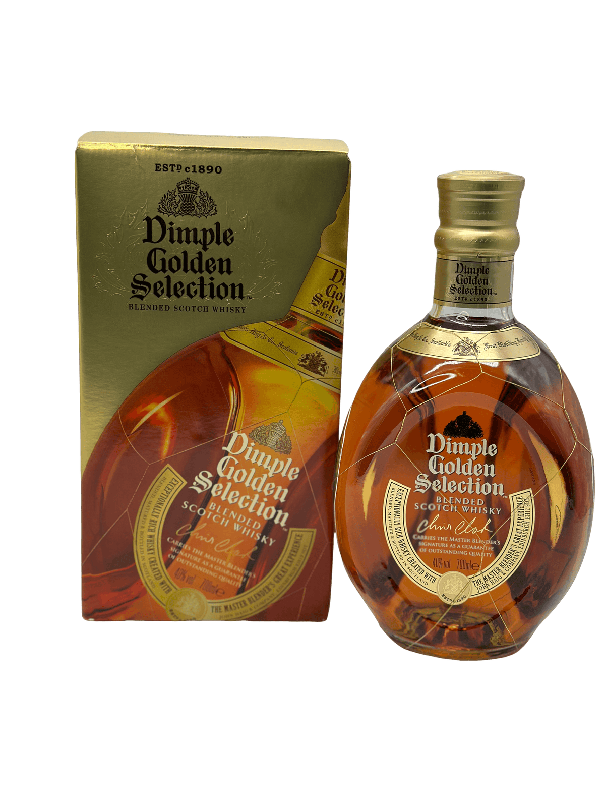 Dimple Golden Selection Blended Scotch Whisky 0.7l Glas