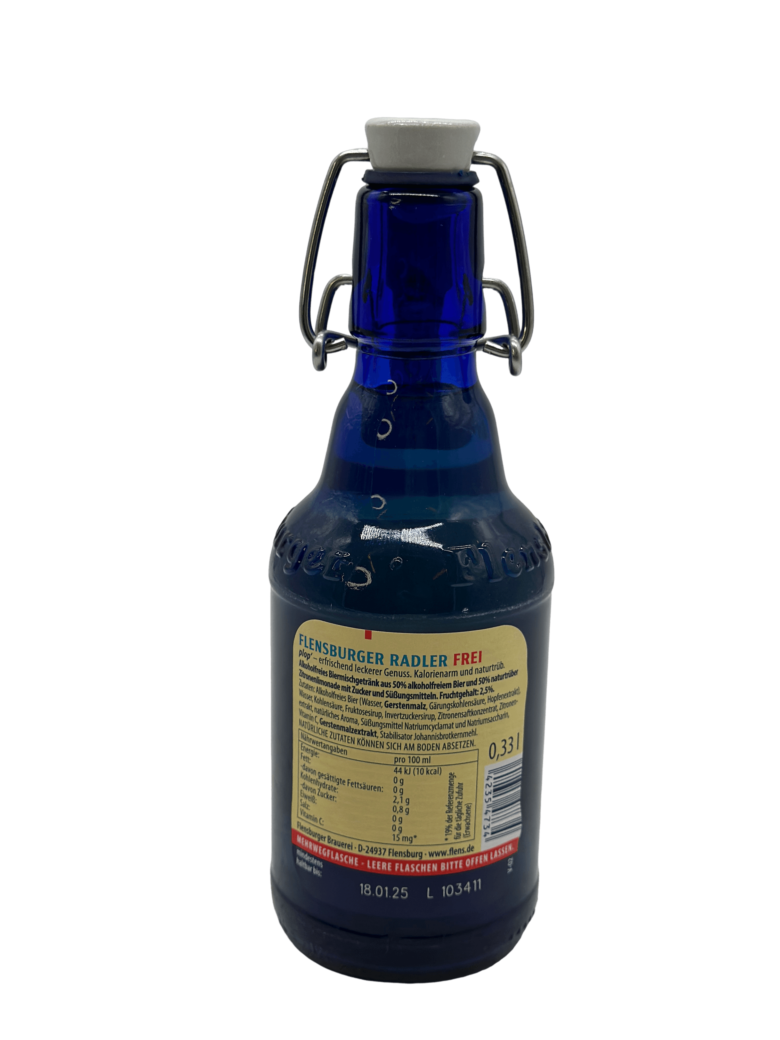 Flensburger Radler Frei (Alkoholfrei) 20 x 0.33l Glas