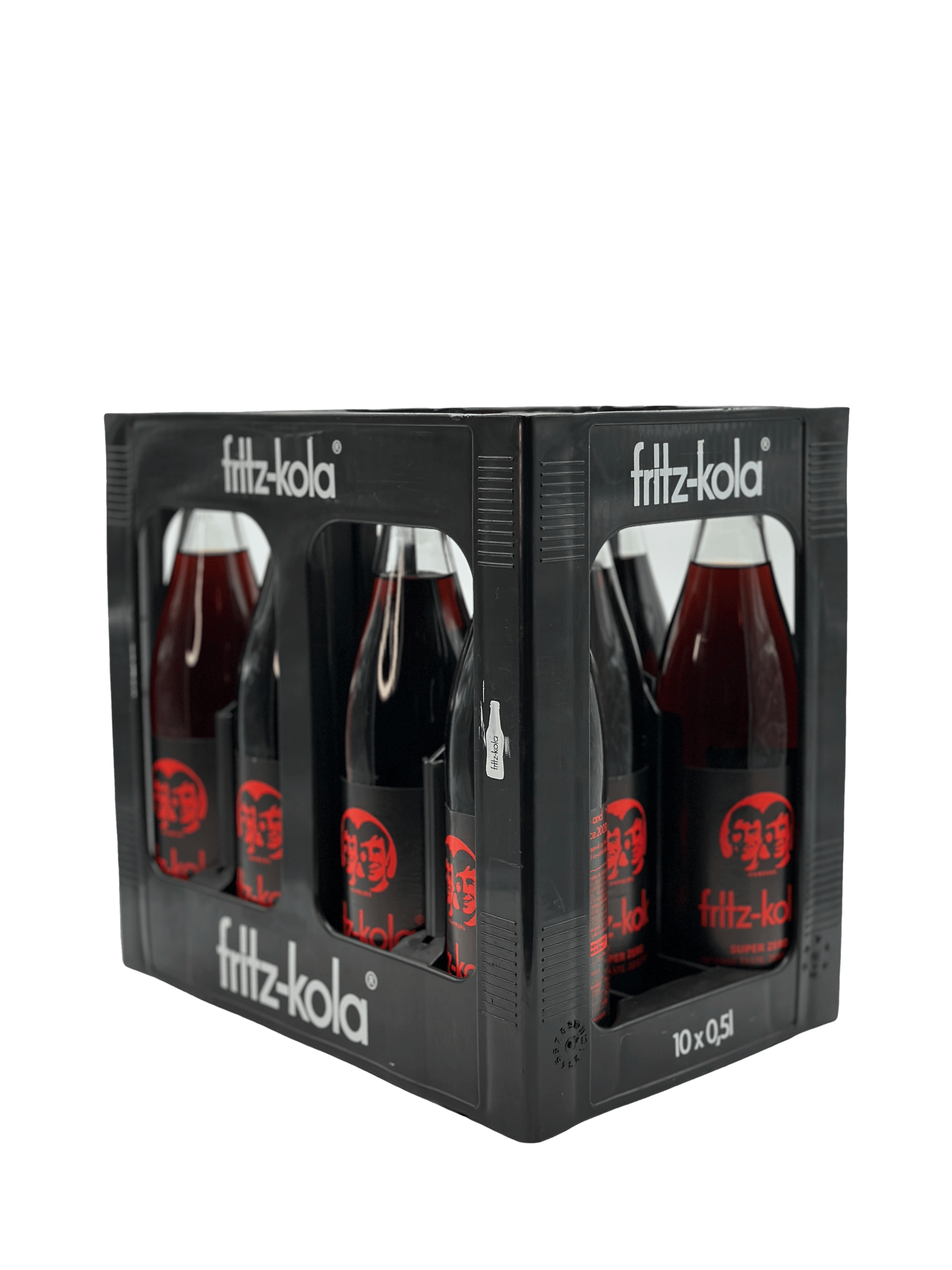 fritz-kola Super Zero 10 x 0.5l Glas