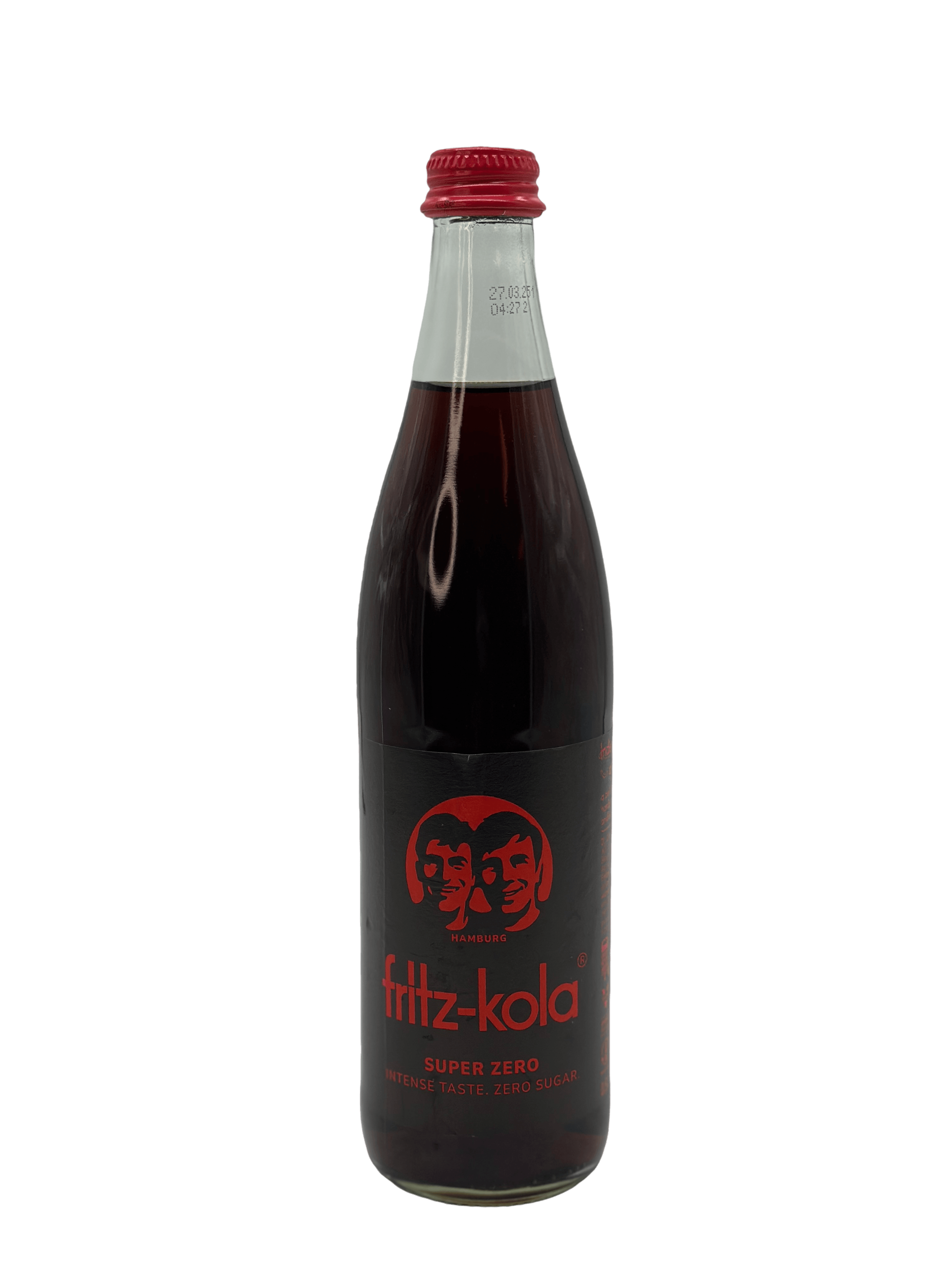 fritz-kola Super Zero 10 x 0.5l Glas