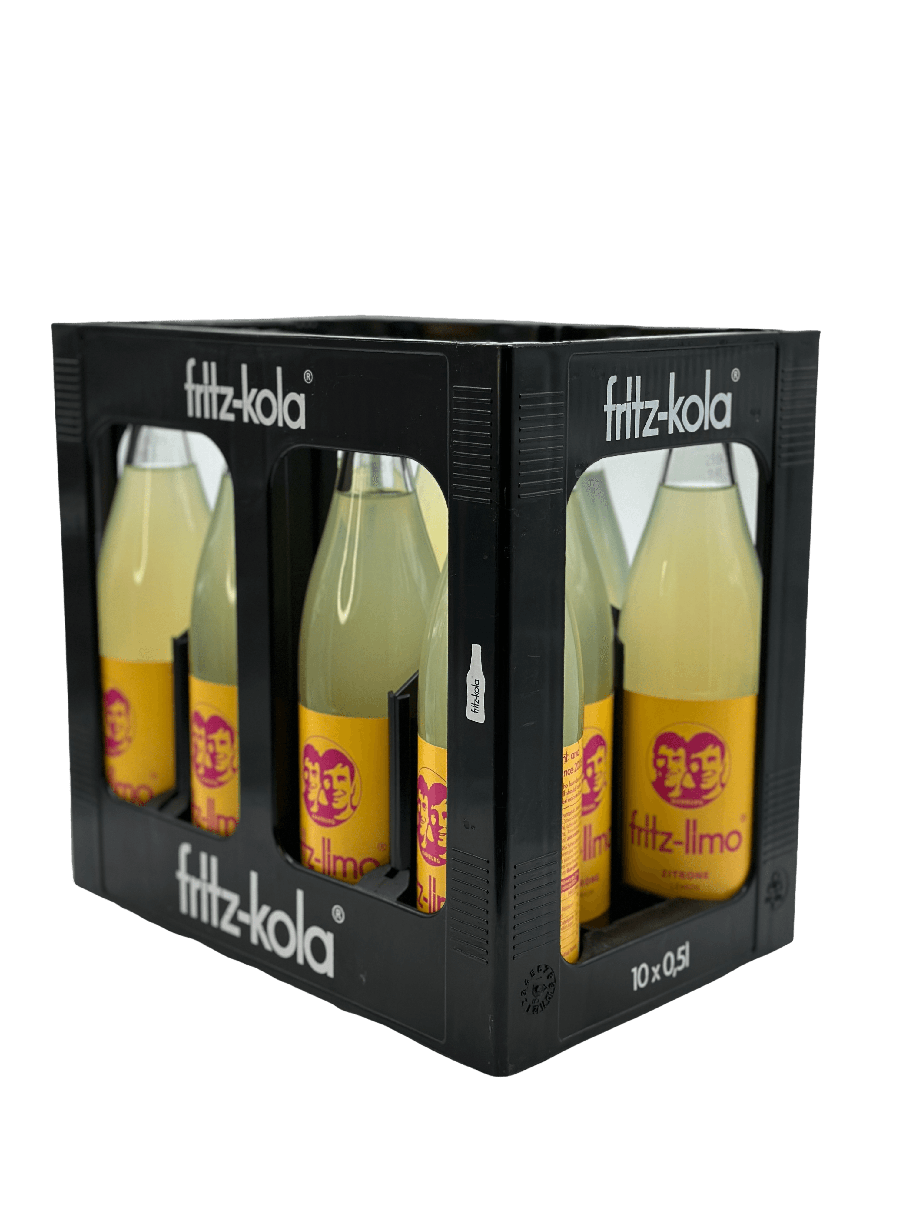 fritz-kola Zitrone 10 x 0.5l Glas