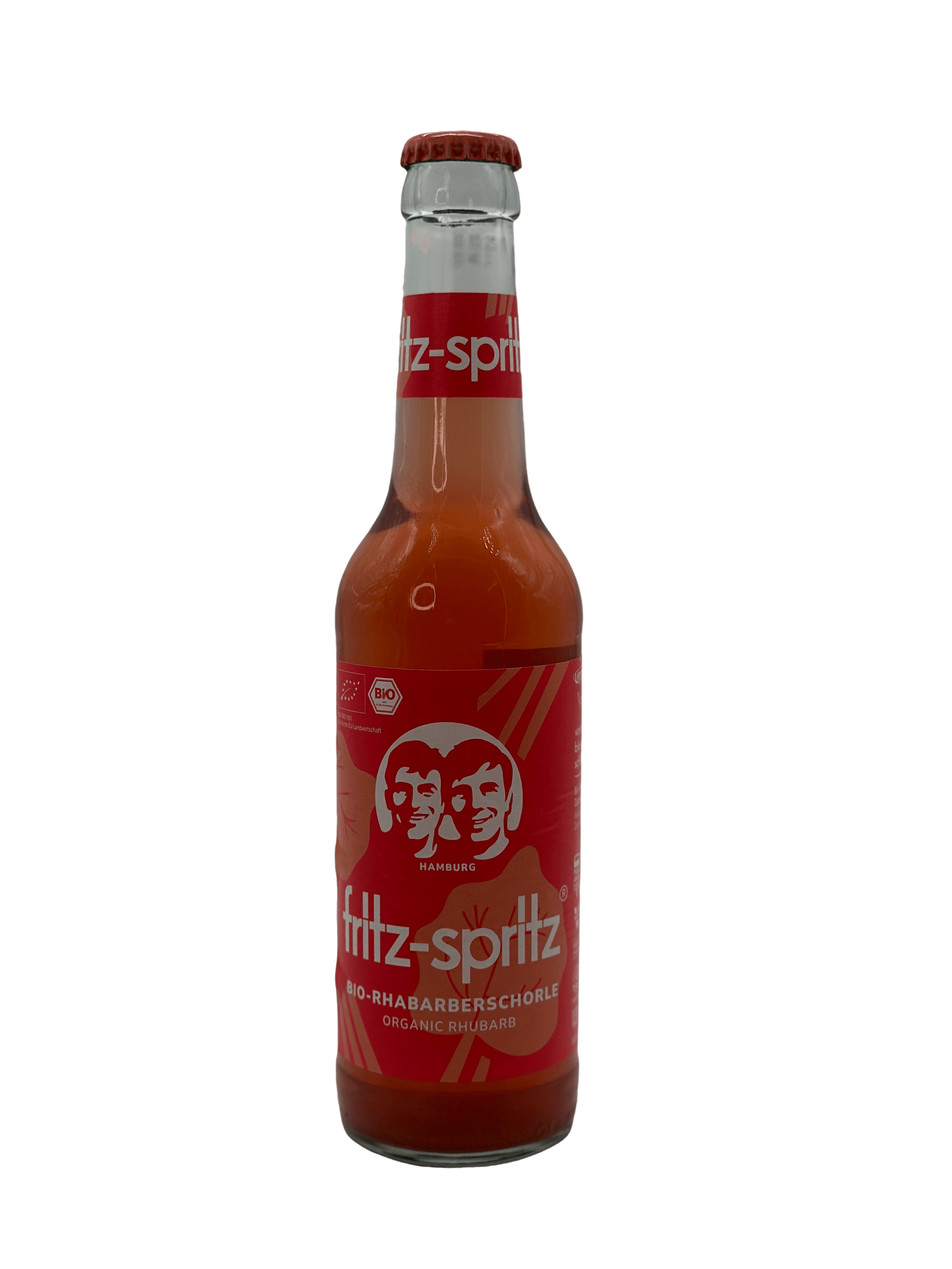 fritz-kola Bio-Rhabarberschorle 24 x 0.33l Glas