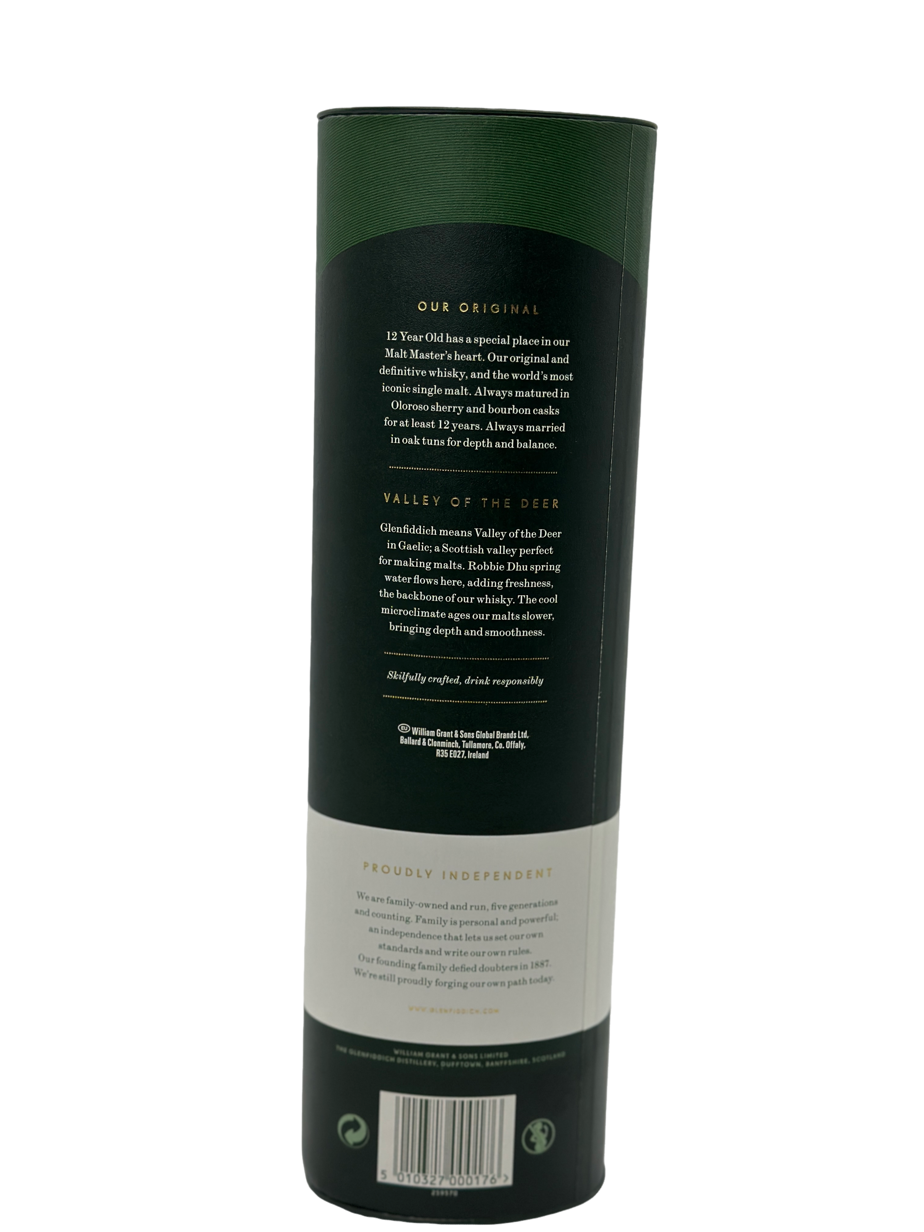 Glenfiddich Single Malt Scotch Whiskey 0.7l Glas