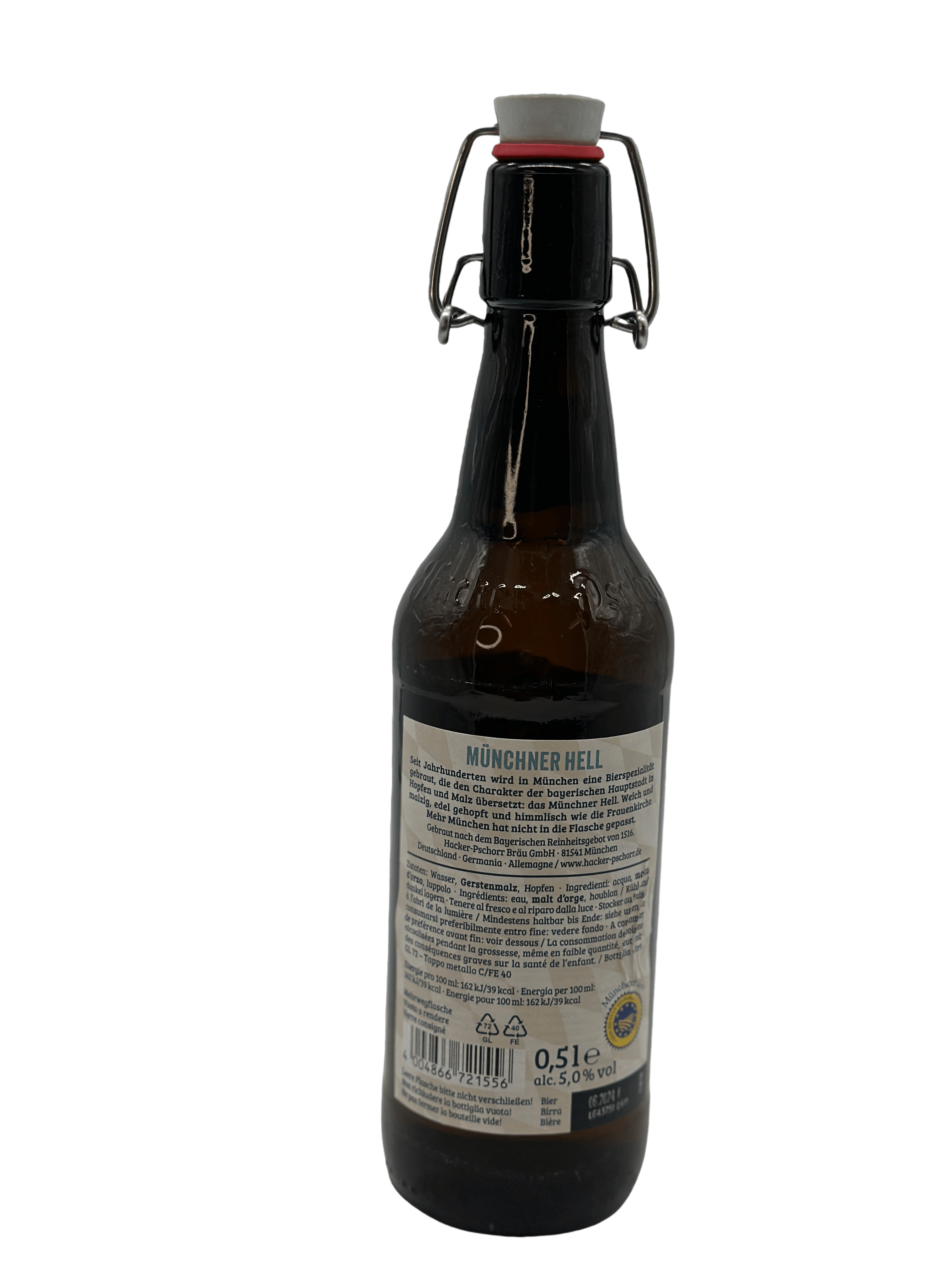 Hacker-Pschorr Münchner Hell 20 x 0.5l Glas