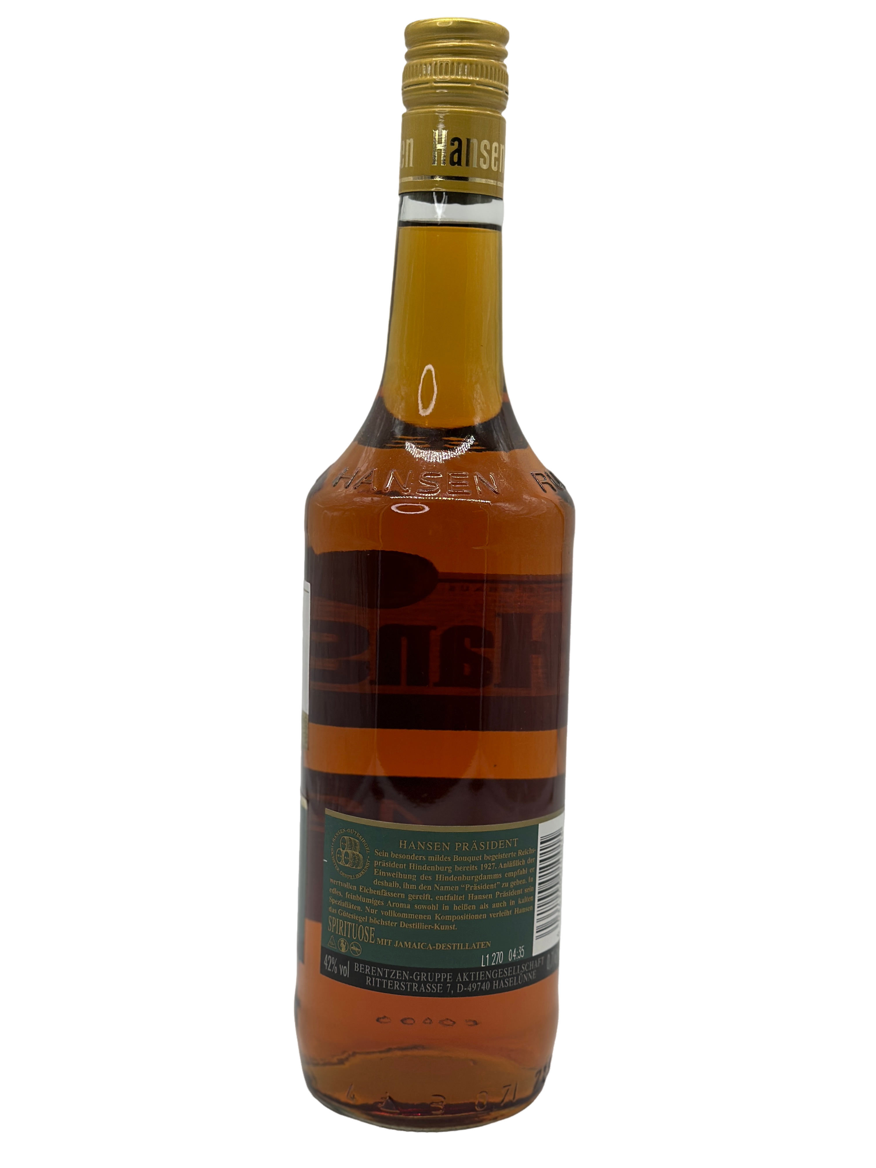 Hansen Präsident 0.7l Glas