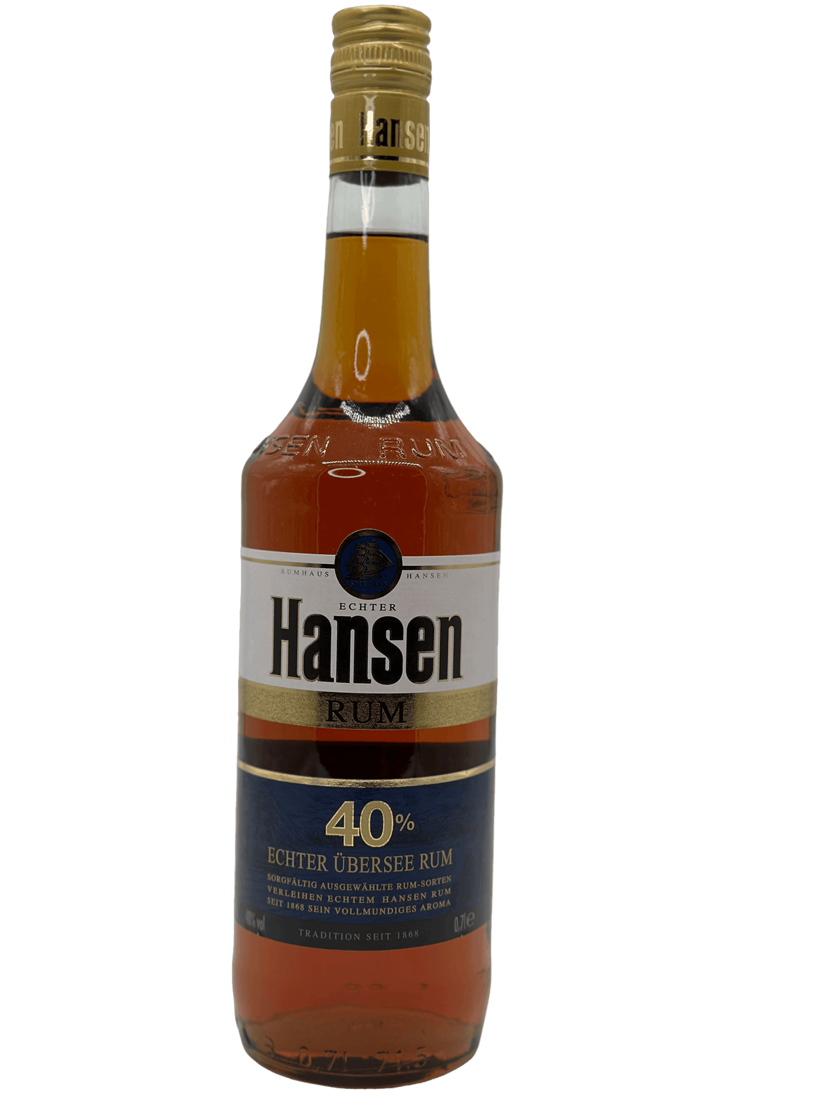 Echter Hansen Rum 0.7l Glas