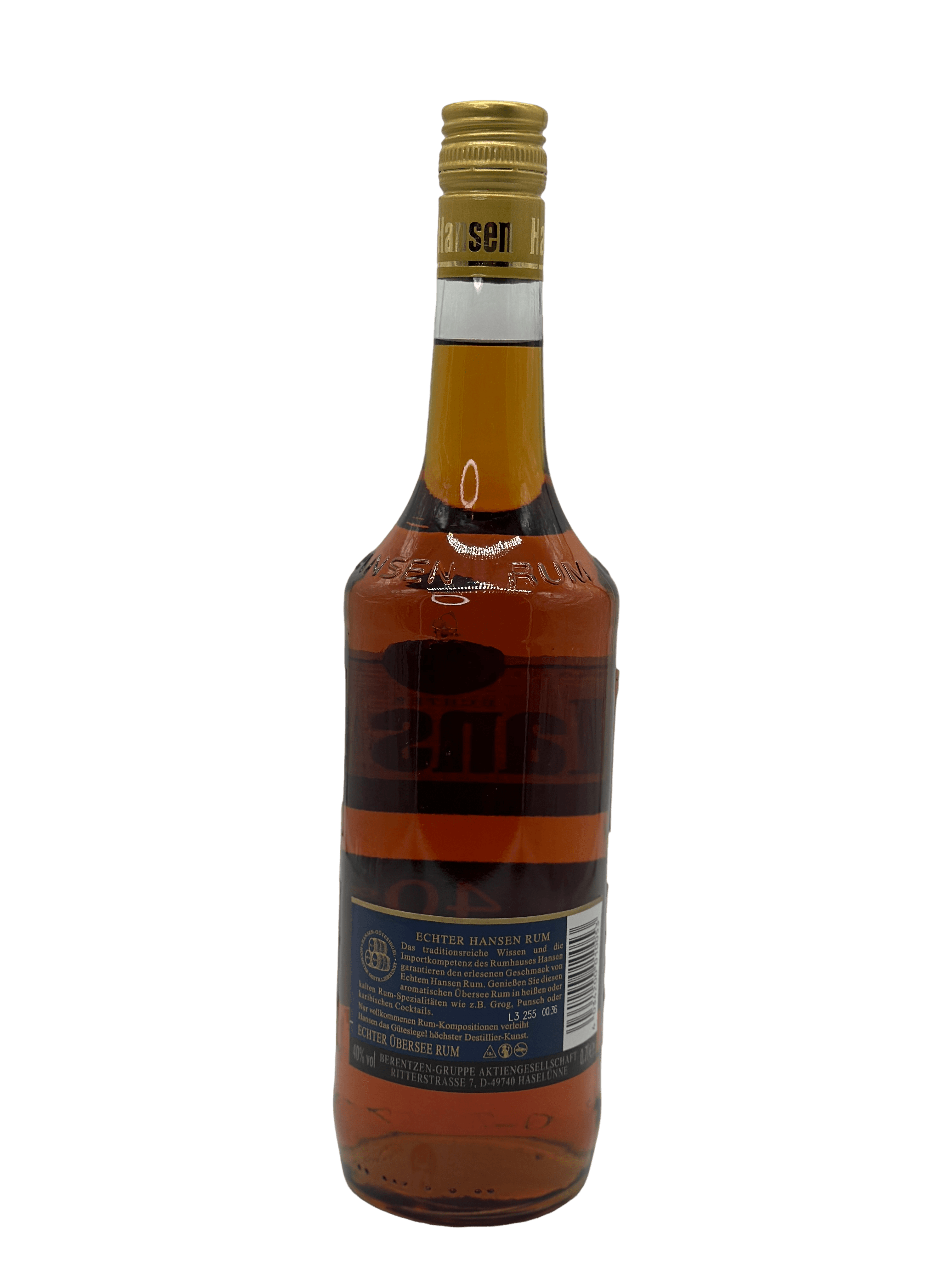 Echter Hansen Rum 0.7l Glas