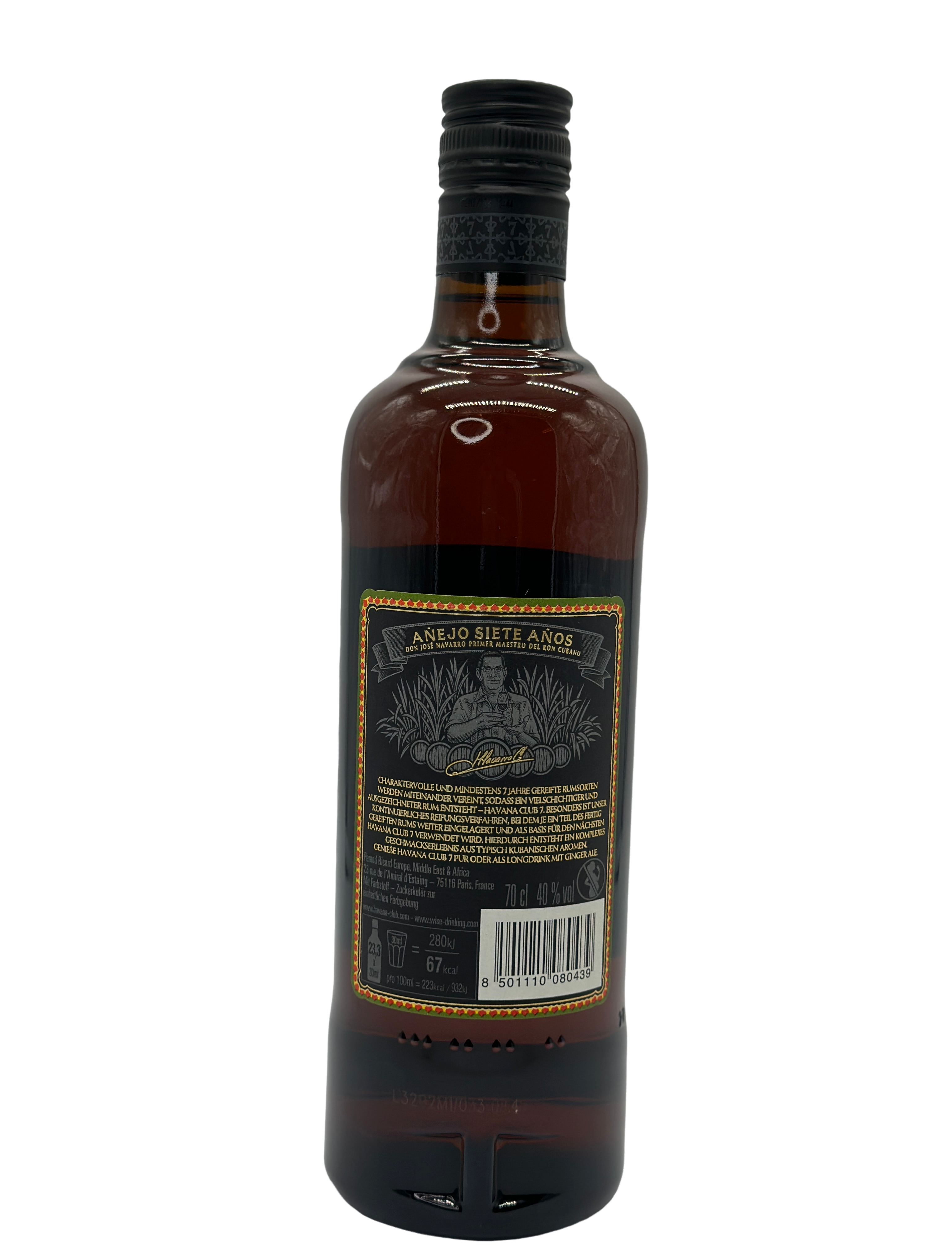 Havana Club Añejo 7 Años 0.7l Glas