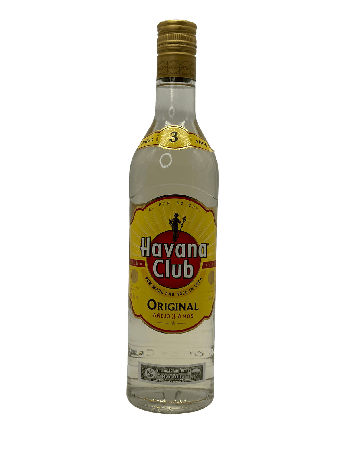 Havana Club Original Añejo 3 Años 0.7l Glas
