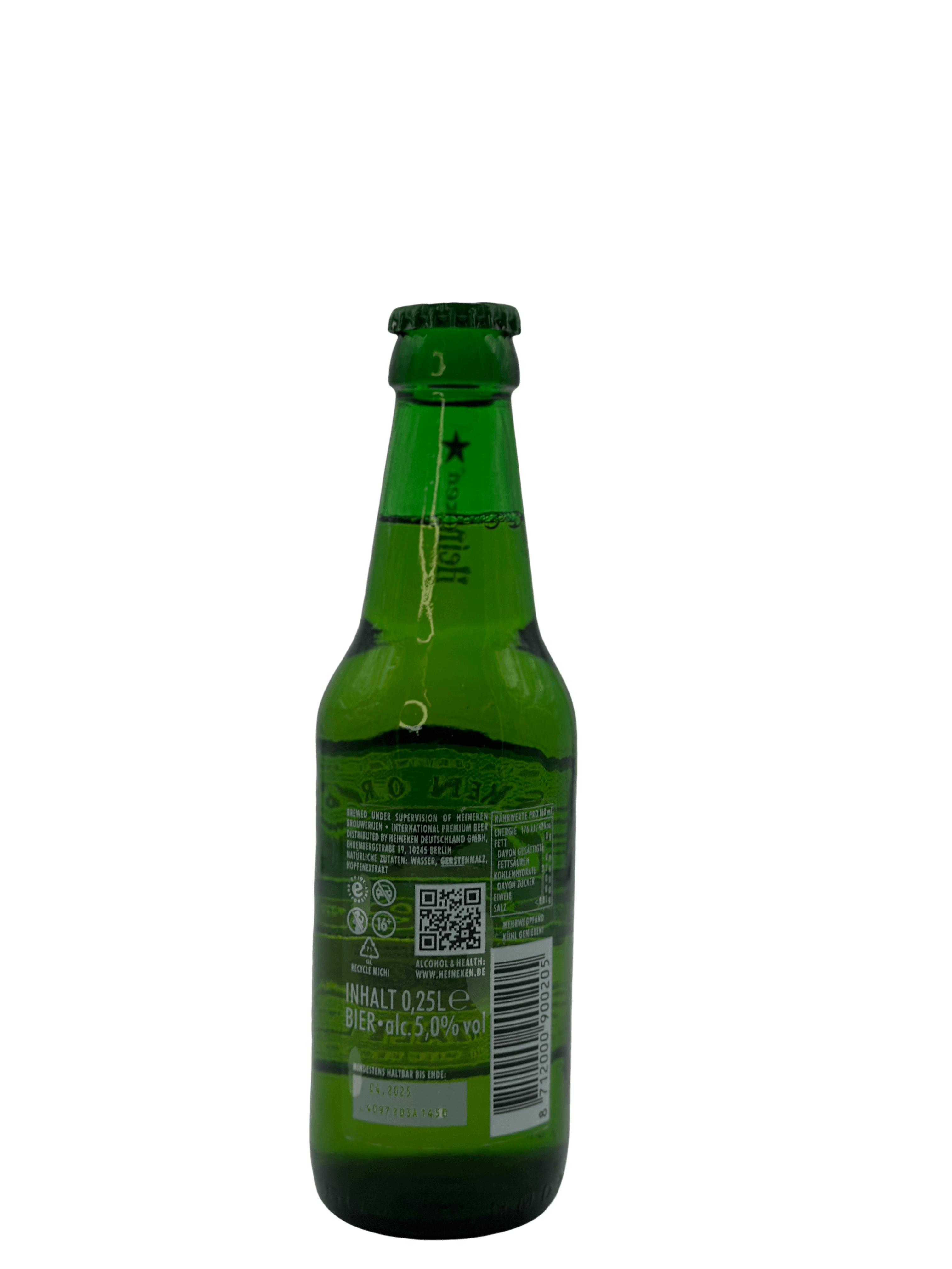 Heinek Pure Malt Lager 28 x 25l Glas