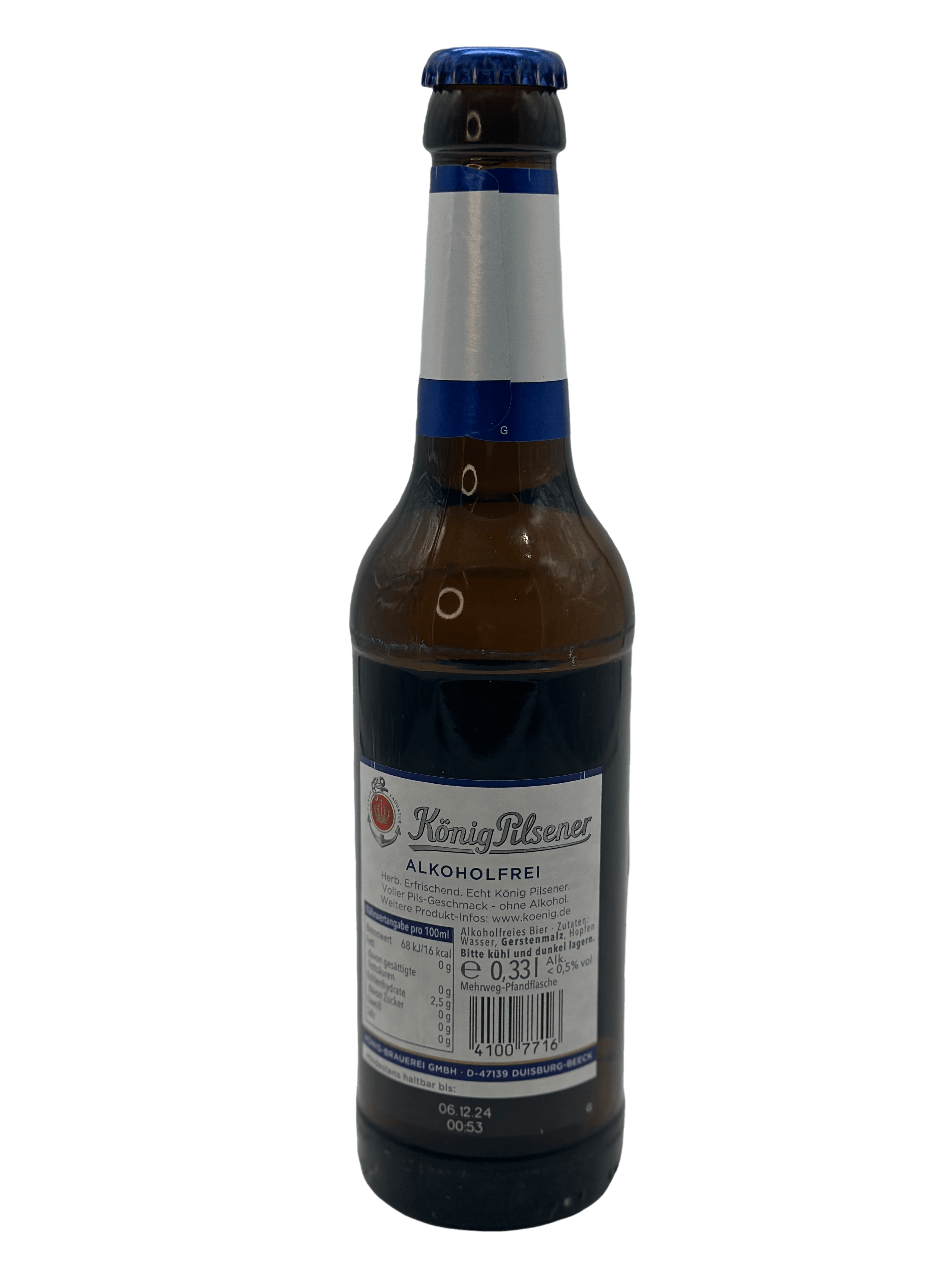 Konig Pilsener Alkoholfrei 24 x 0.33l Glas