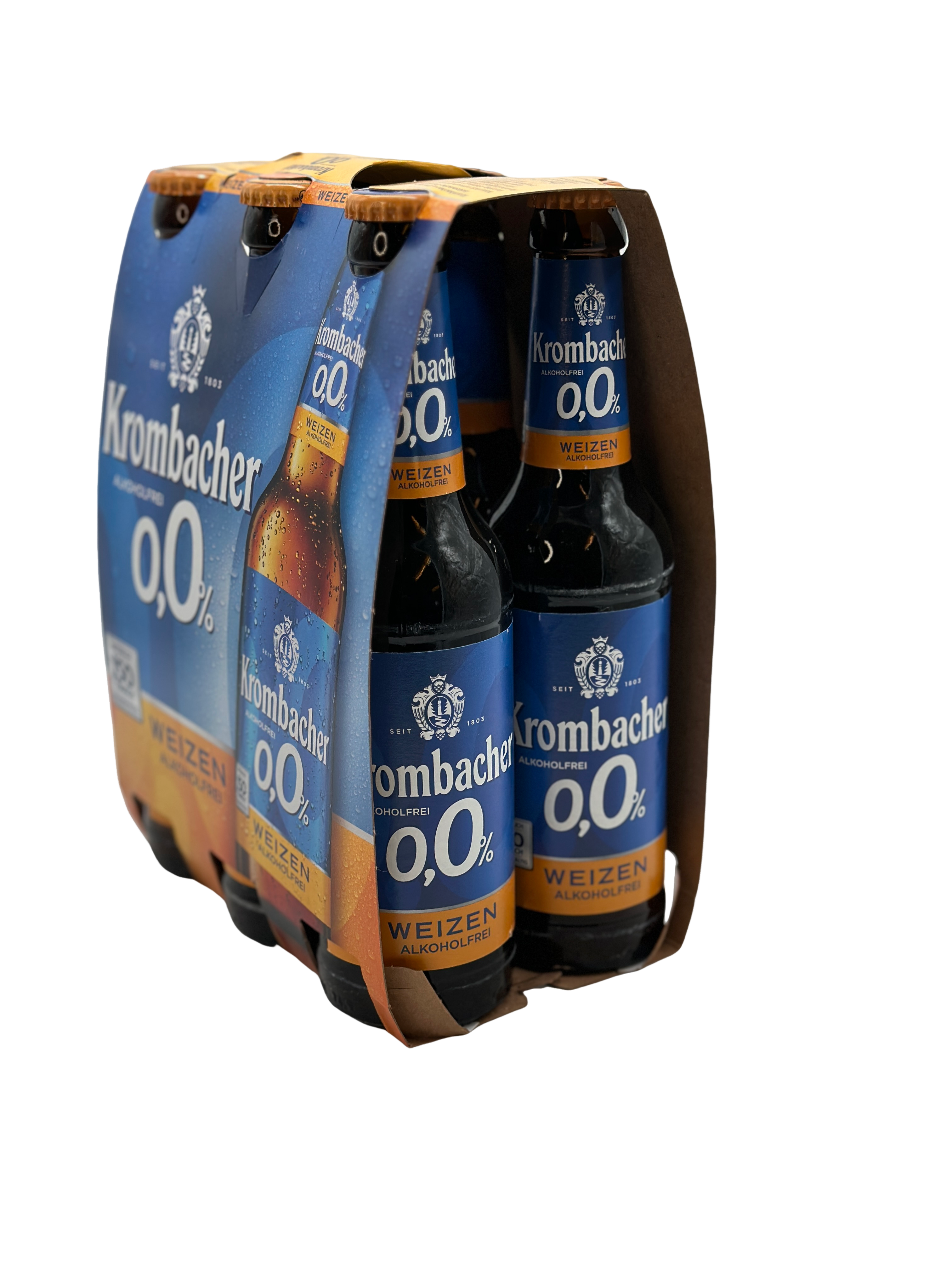 Krombacher Alkoholfrei 6 x 0.33l Glas