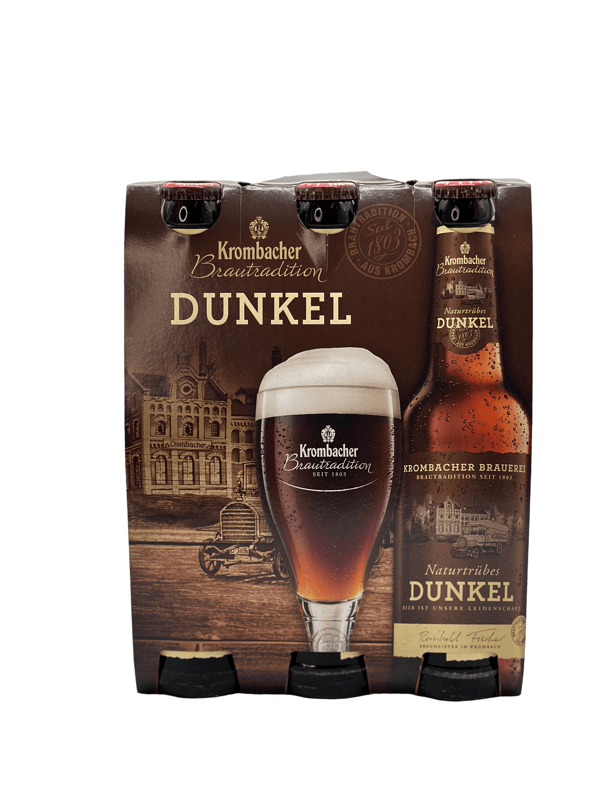 Krombacher Dunkel 6 x 0.33l Glas
