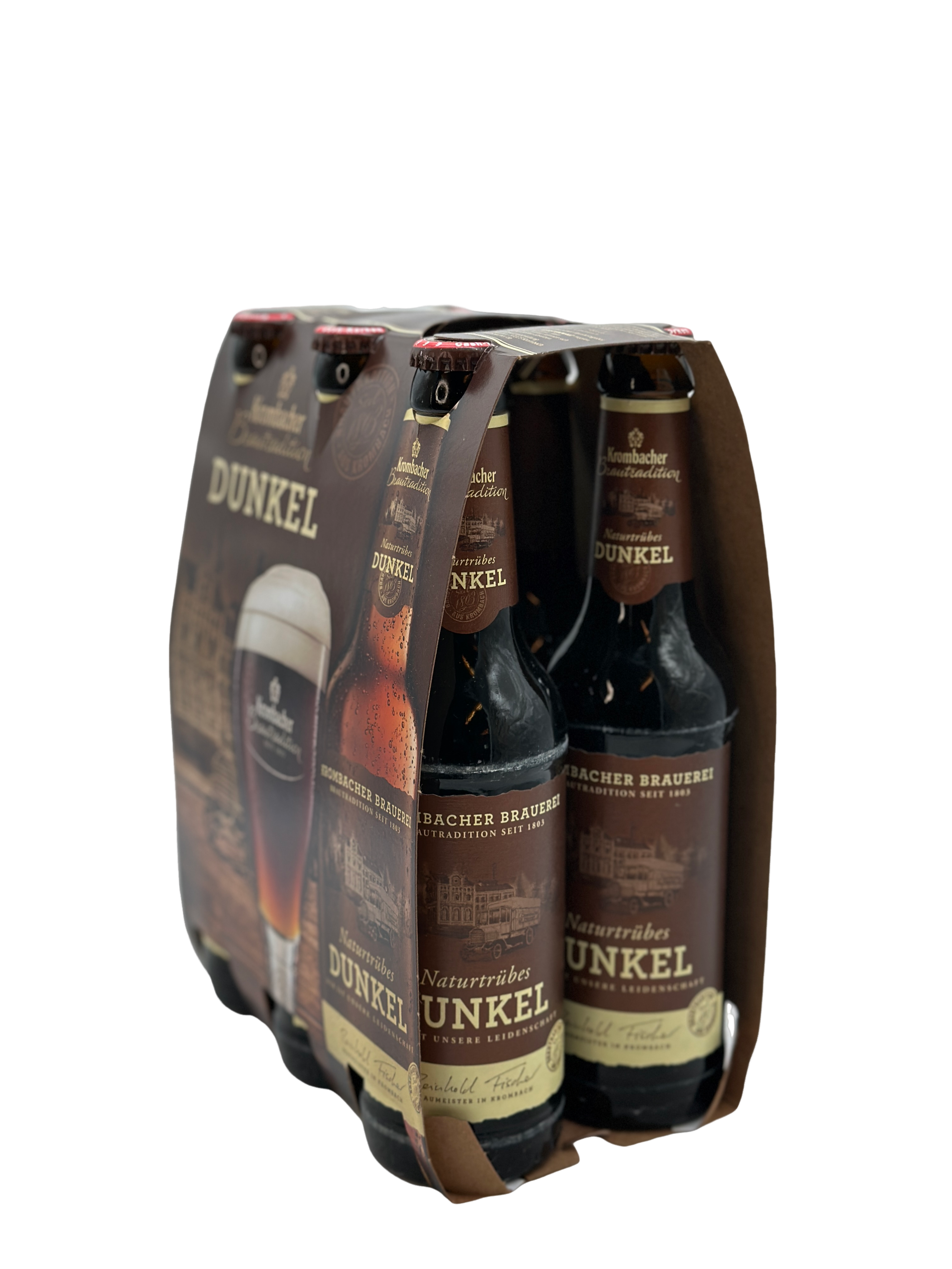Krombacher Dunkel 6 x 0.33l Glas