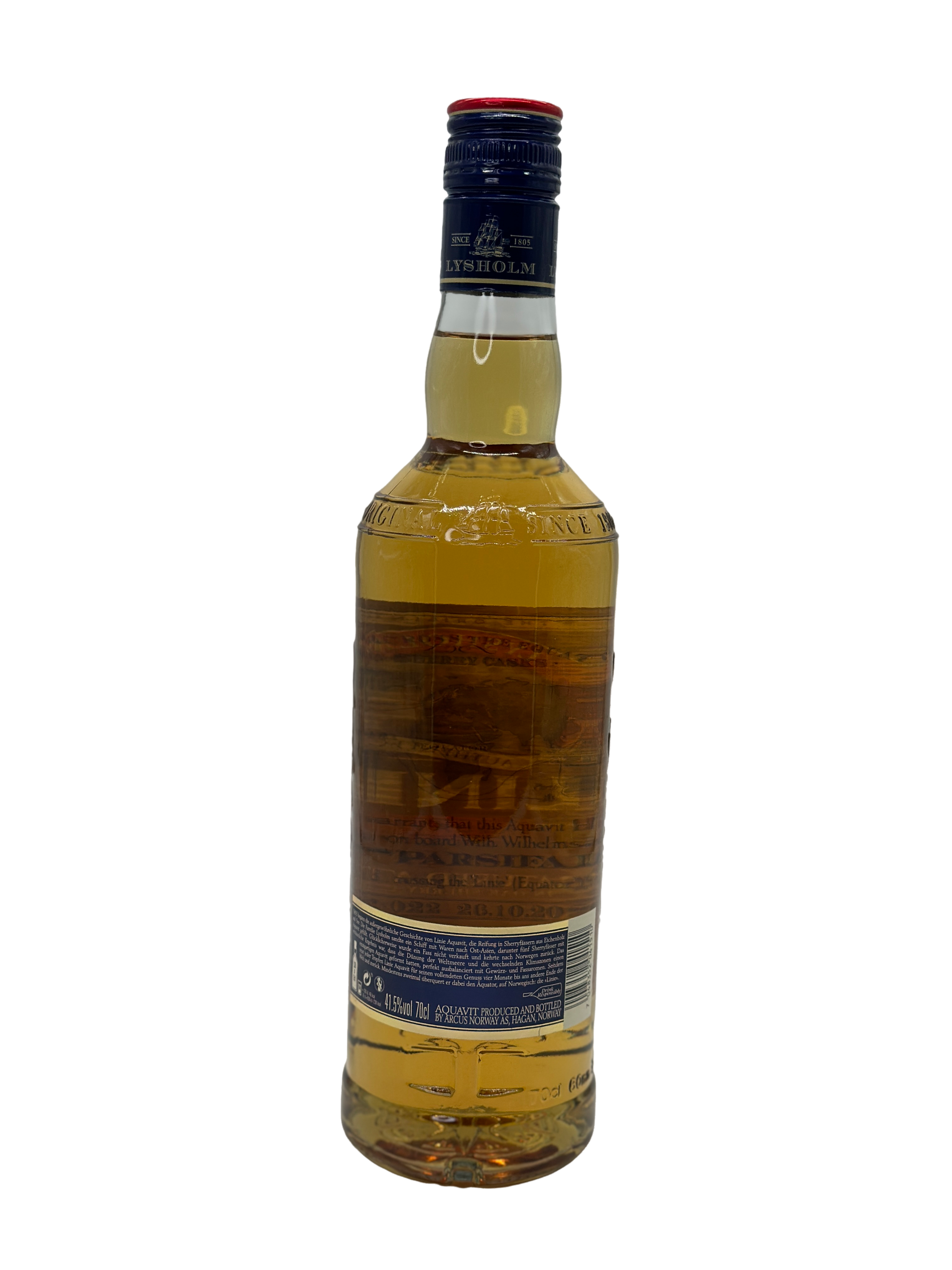 Lysholm Authentic Linie Aquavit 0.7l Glas