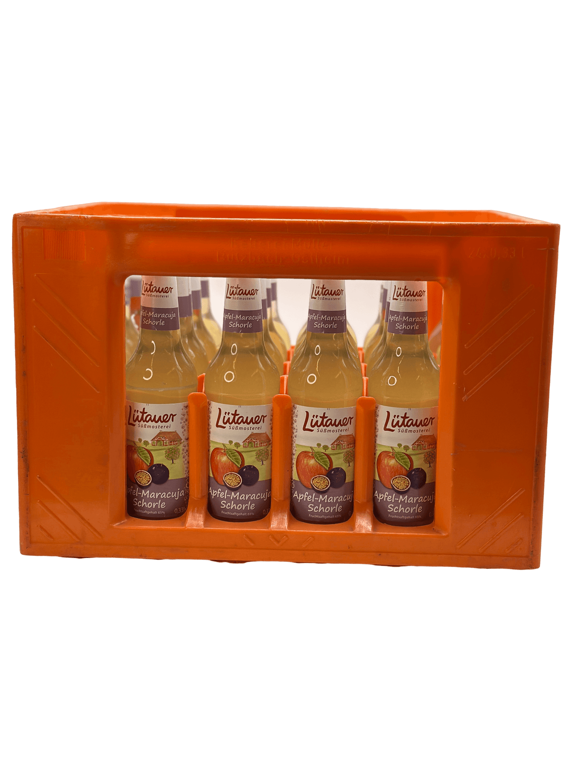 Lütauer Apfel-Maracuja Schorle 24 x 0.33l Glas