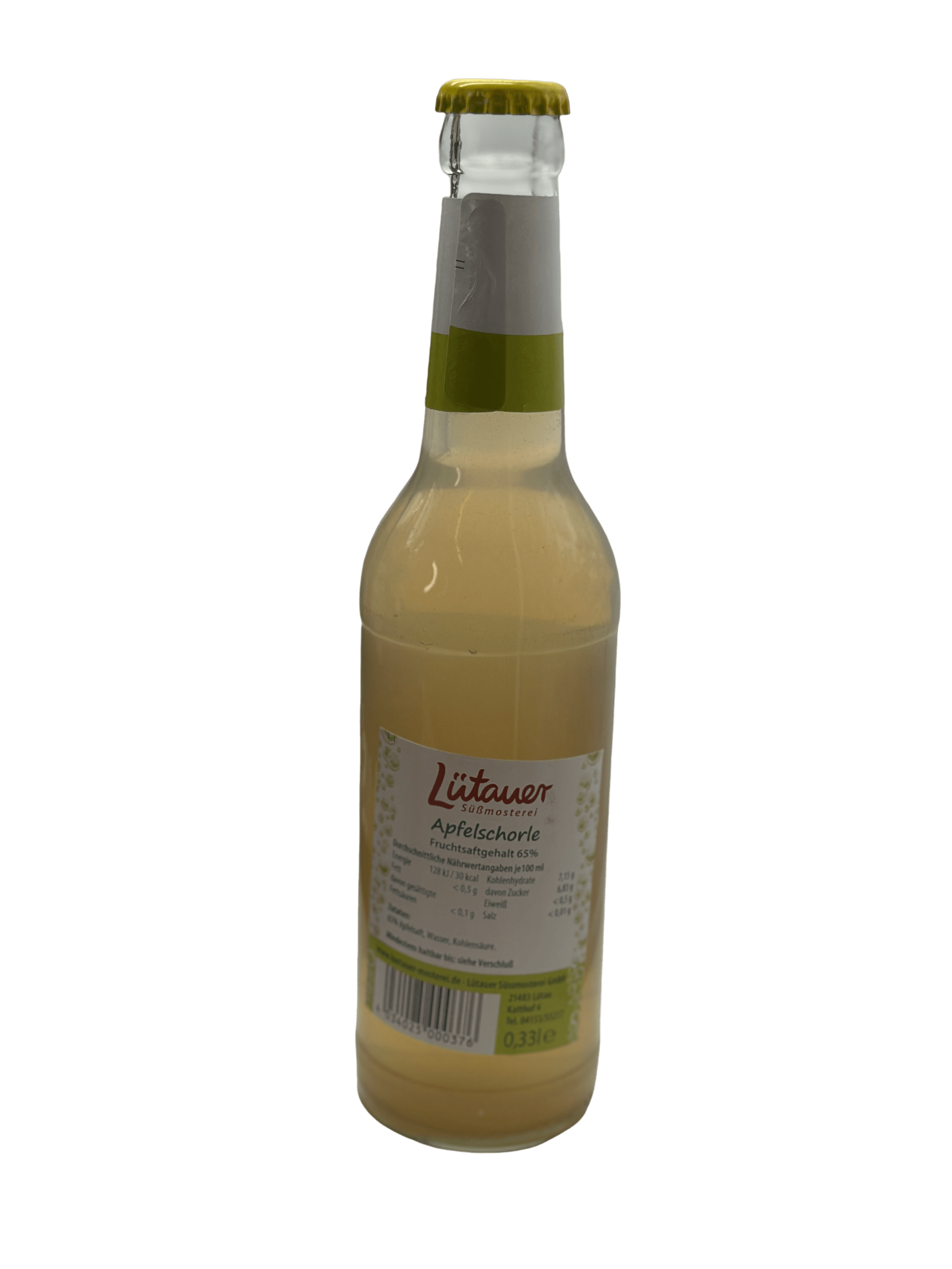 Lütauer Apfelschorle 24 x 0.33l Glas