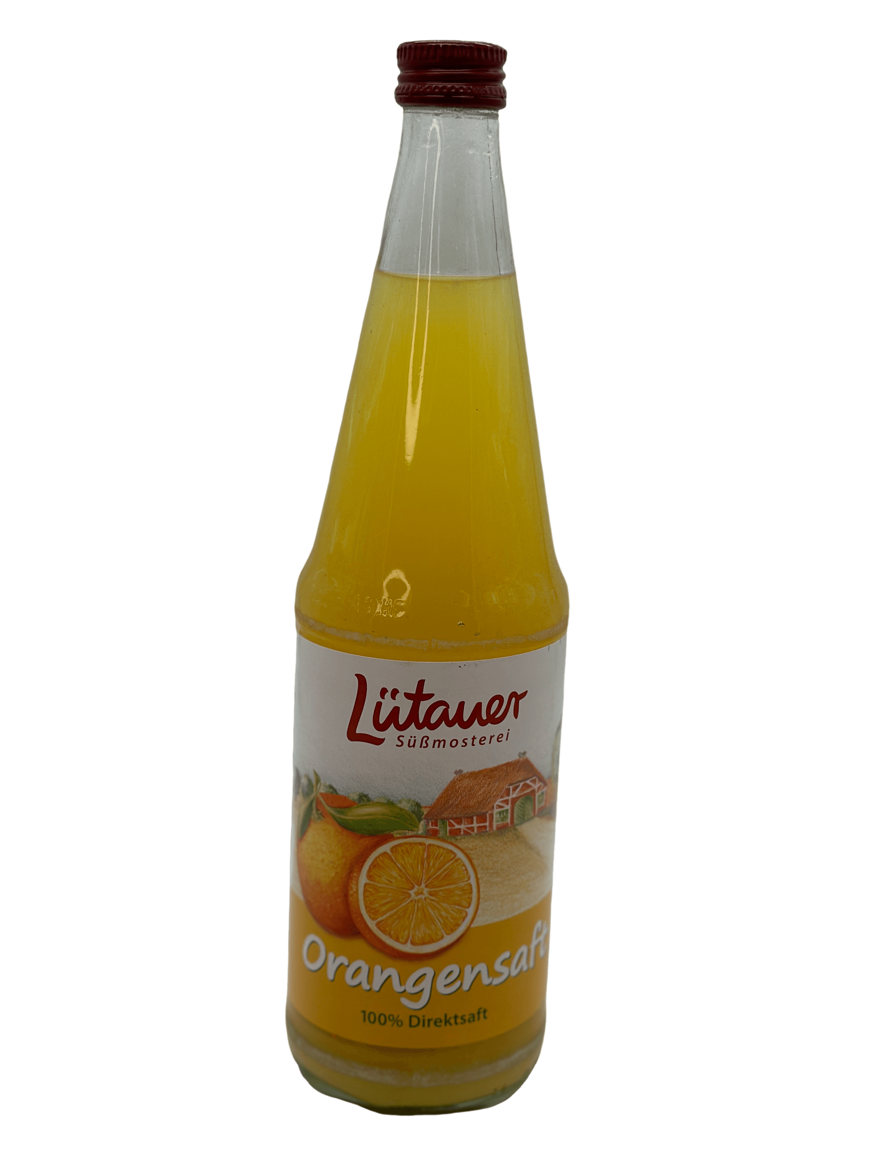 Lütauer Orangensaft 12 x 0.7l Glas