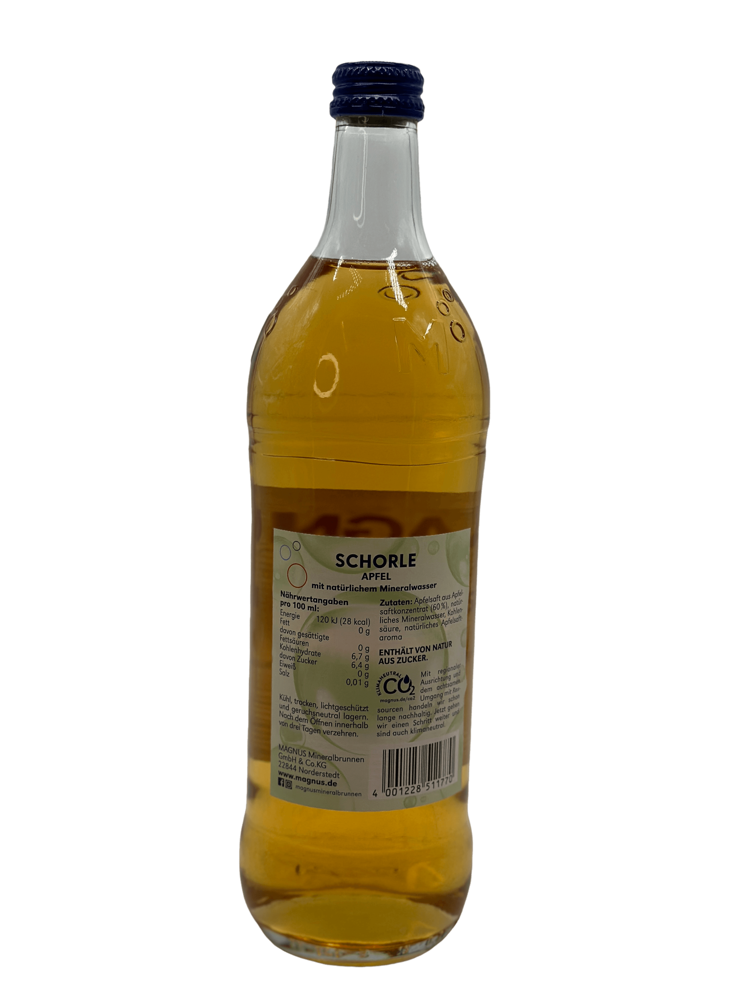Magnus Schorle Apfel 12 x 0.7l Glas