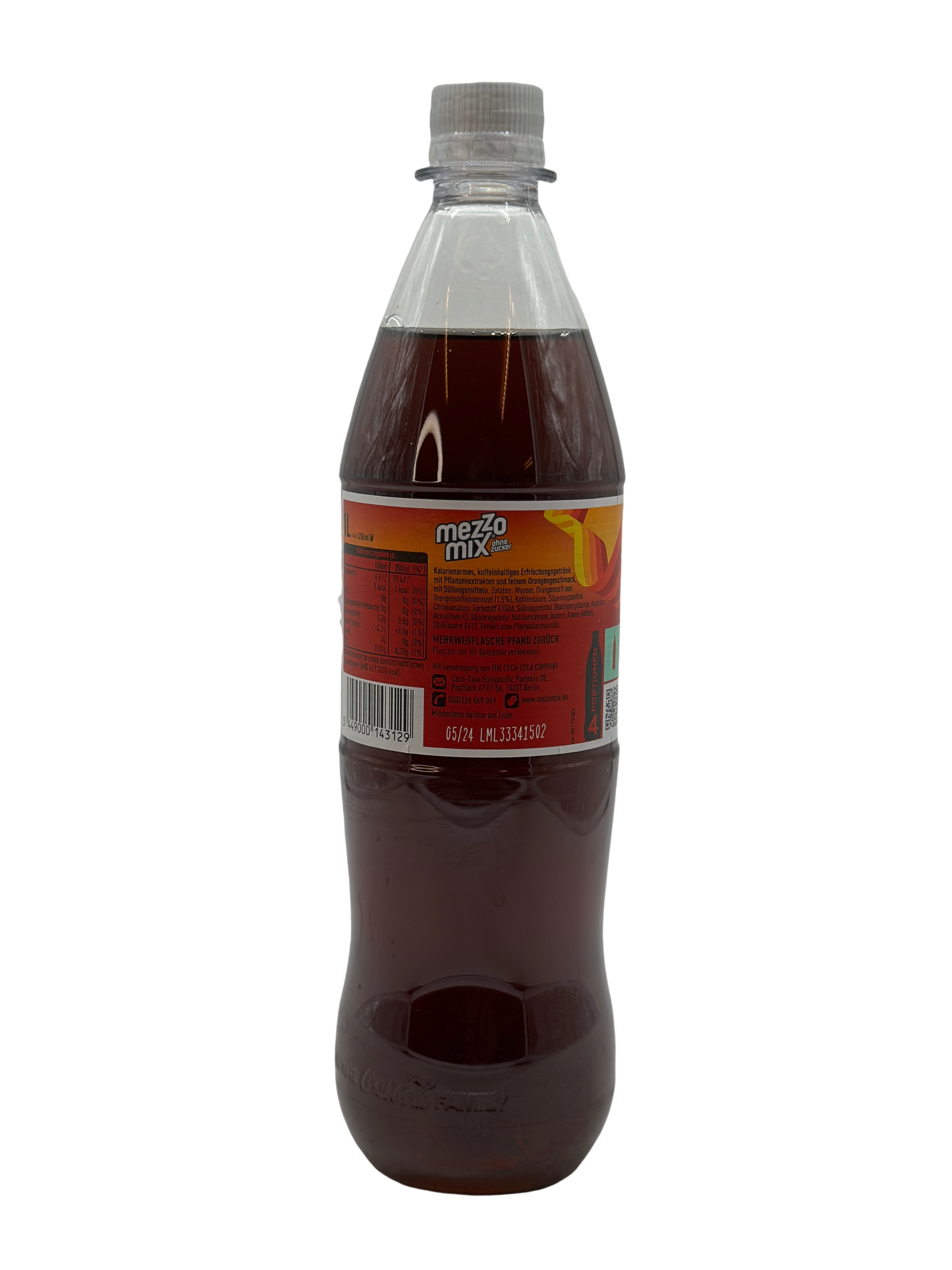 Mezzo Mix Ohne Zucker 12 x 1.0l PET