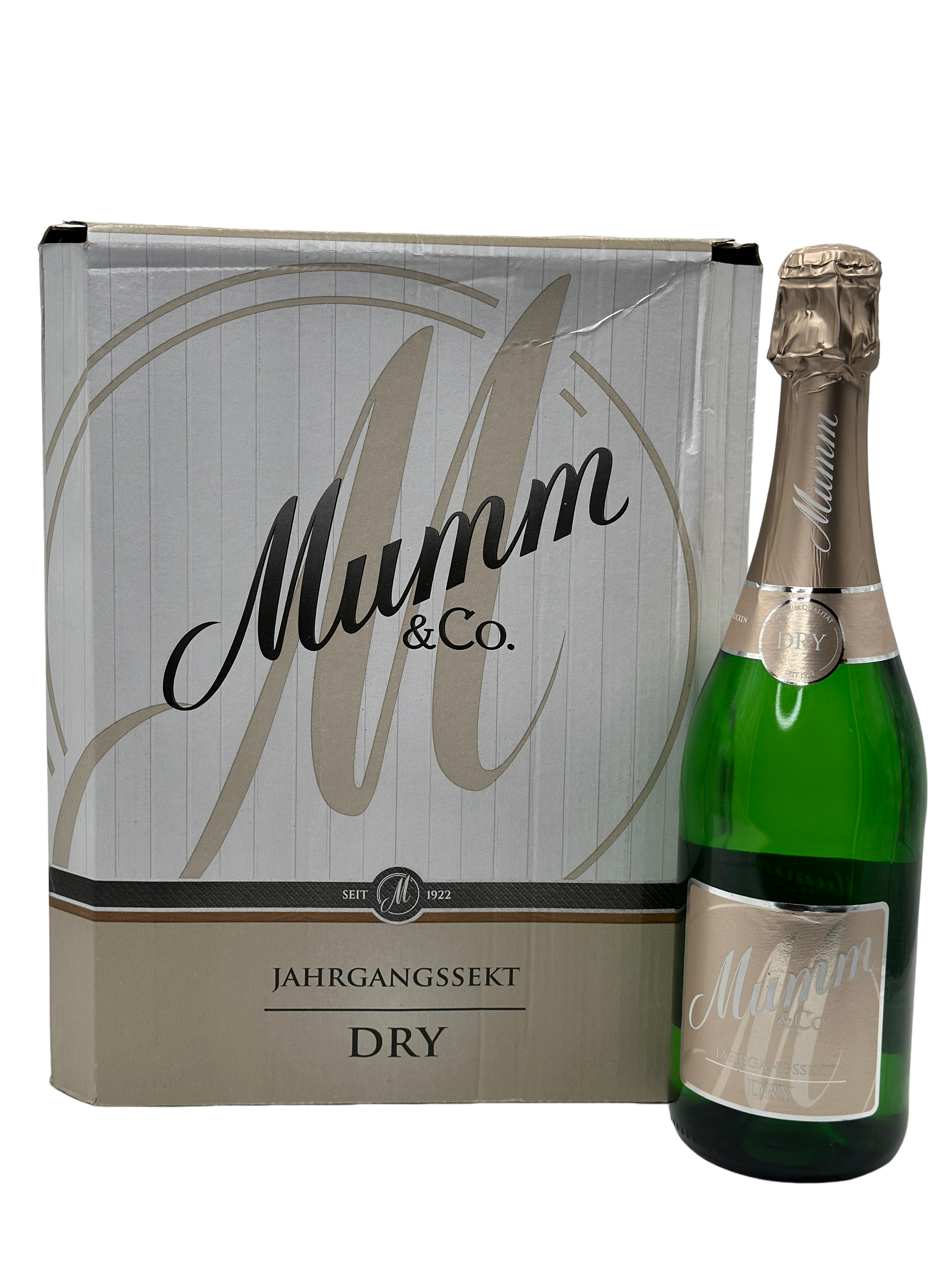 Mumm & Co Jahrgangssekt Dry 0.75l Glas