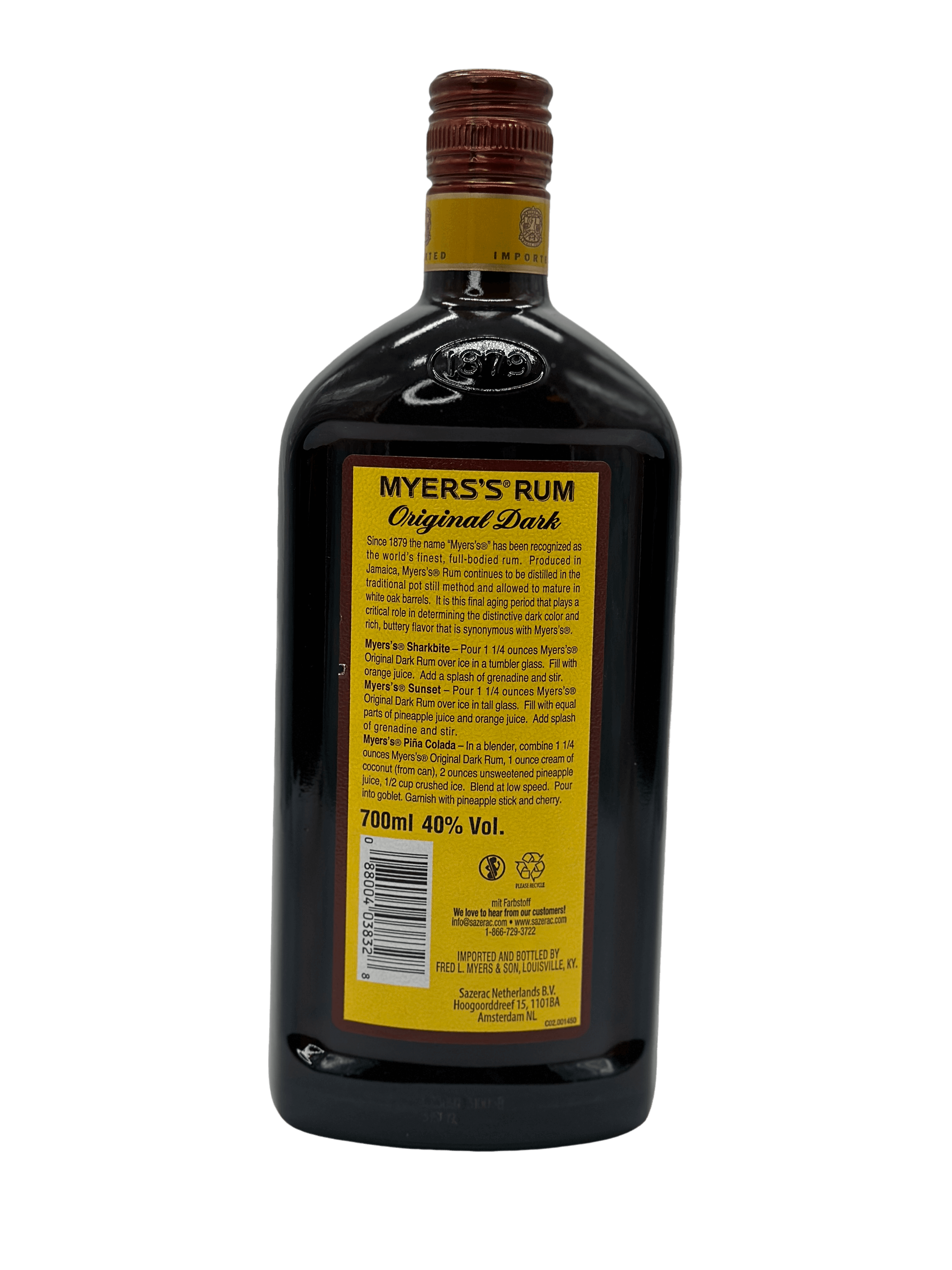 Myers's Rum Original Dark 0.7l Glas