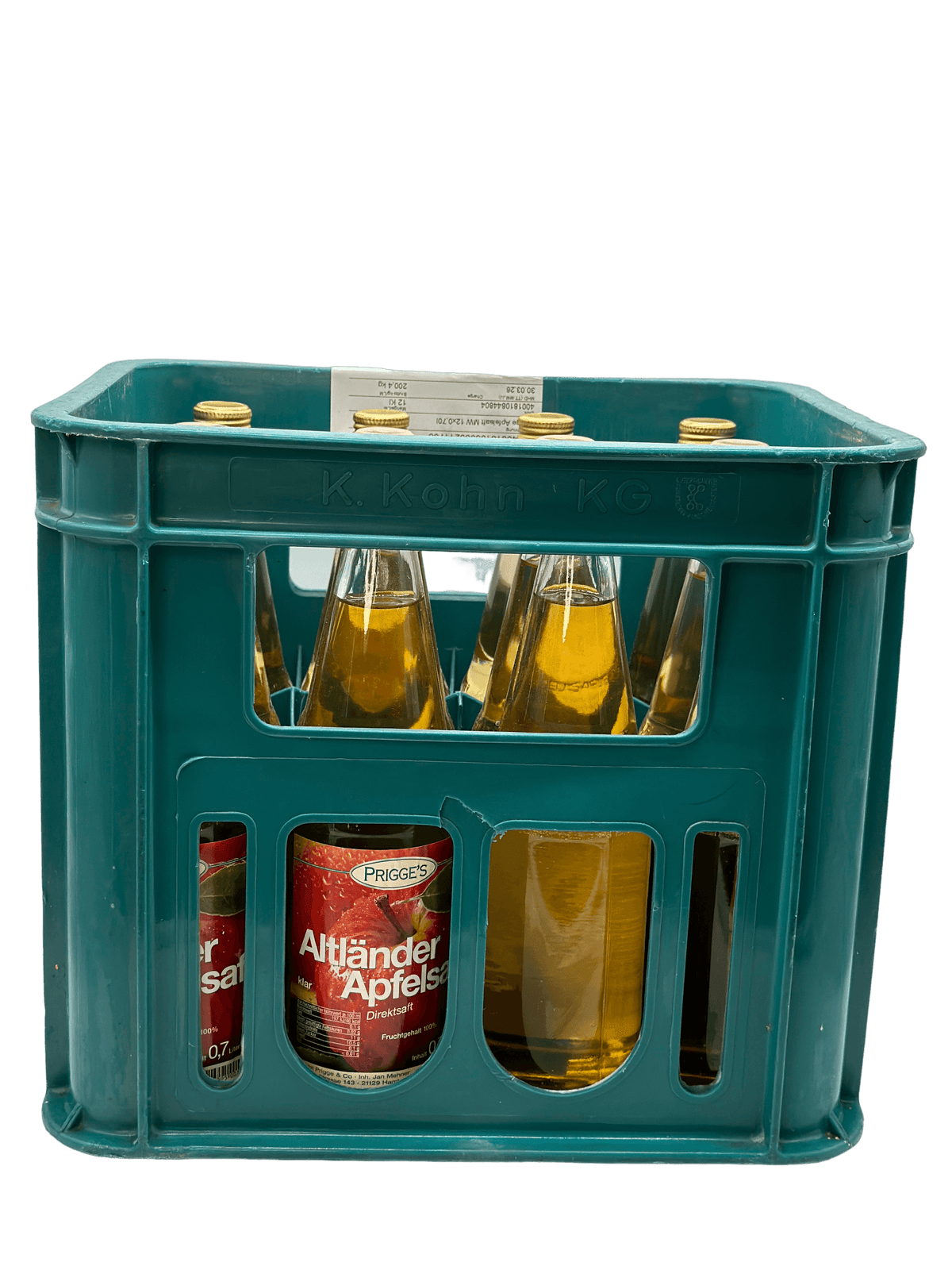 Prigge's Apfelsaft 12 x 0.7l Glas